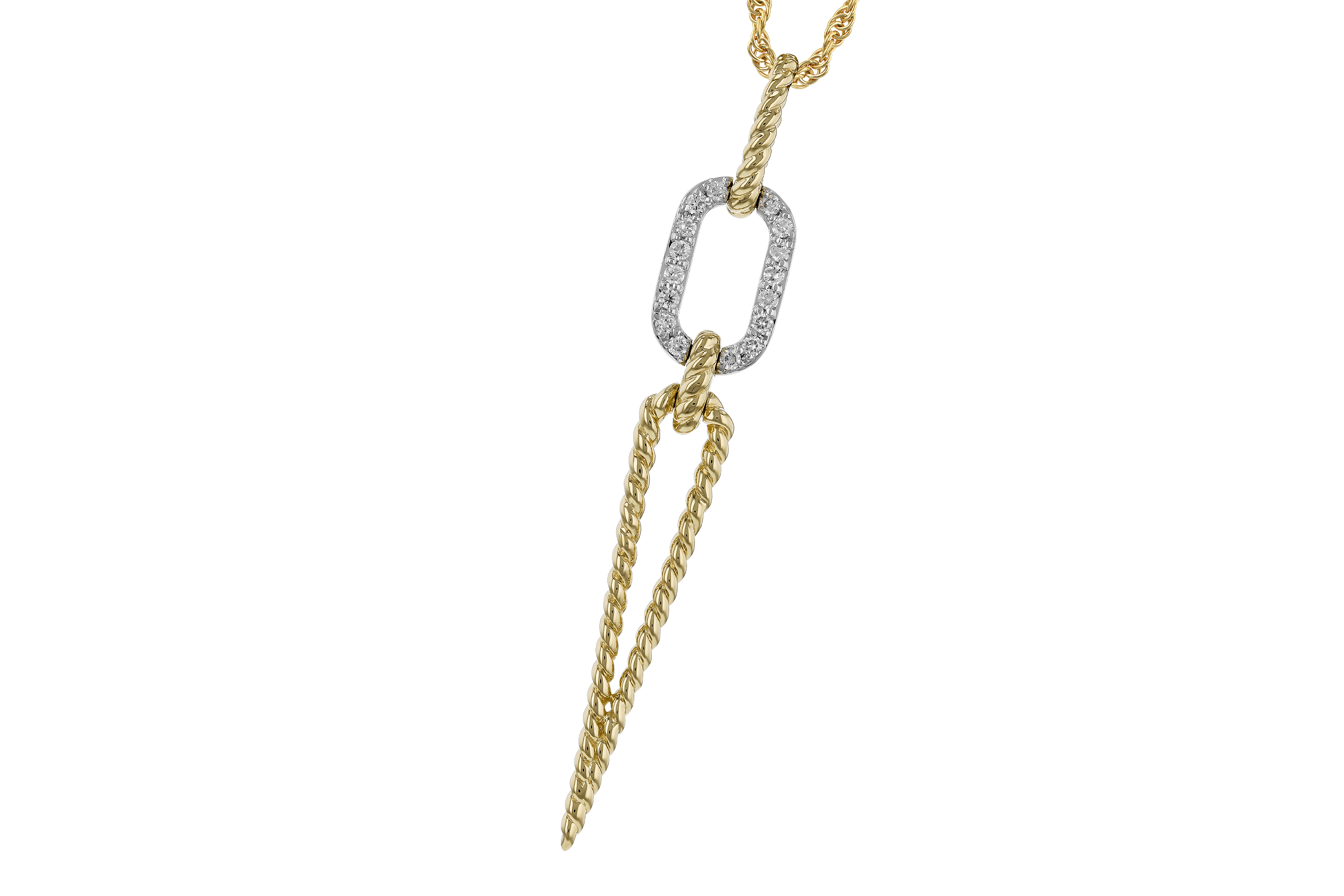 C283-84307: NECKLACE .14 TW