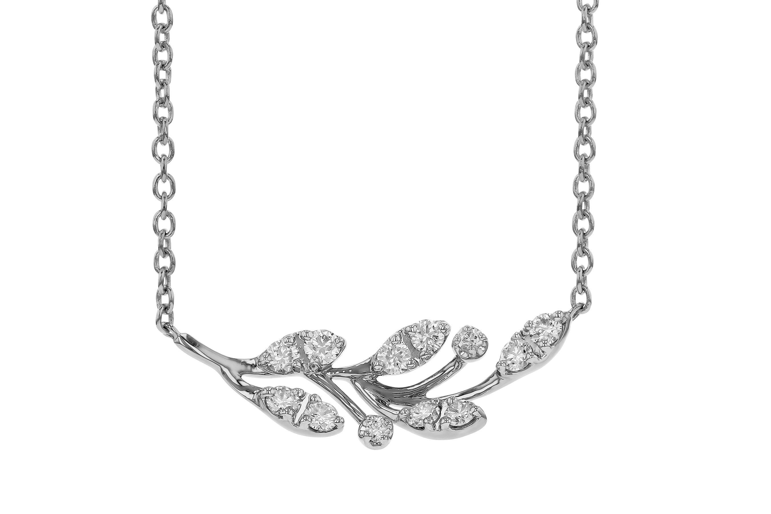 C283-85188: NECKLACE .32 TW (18")