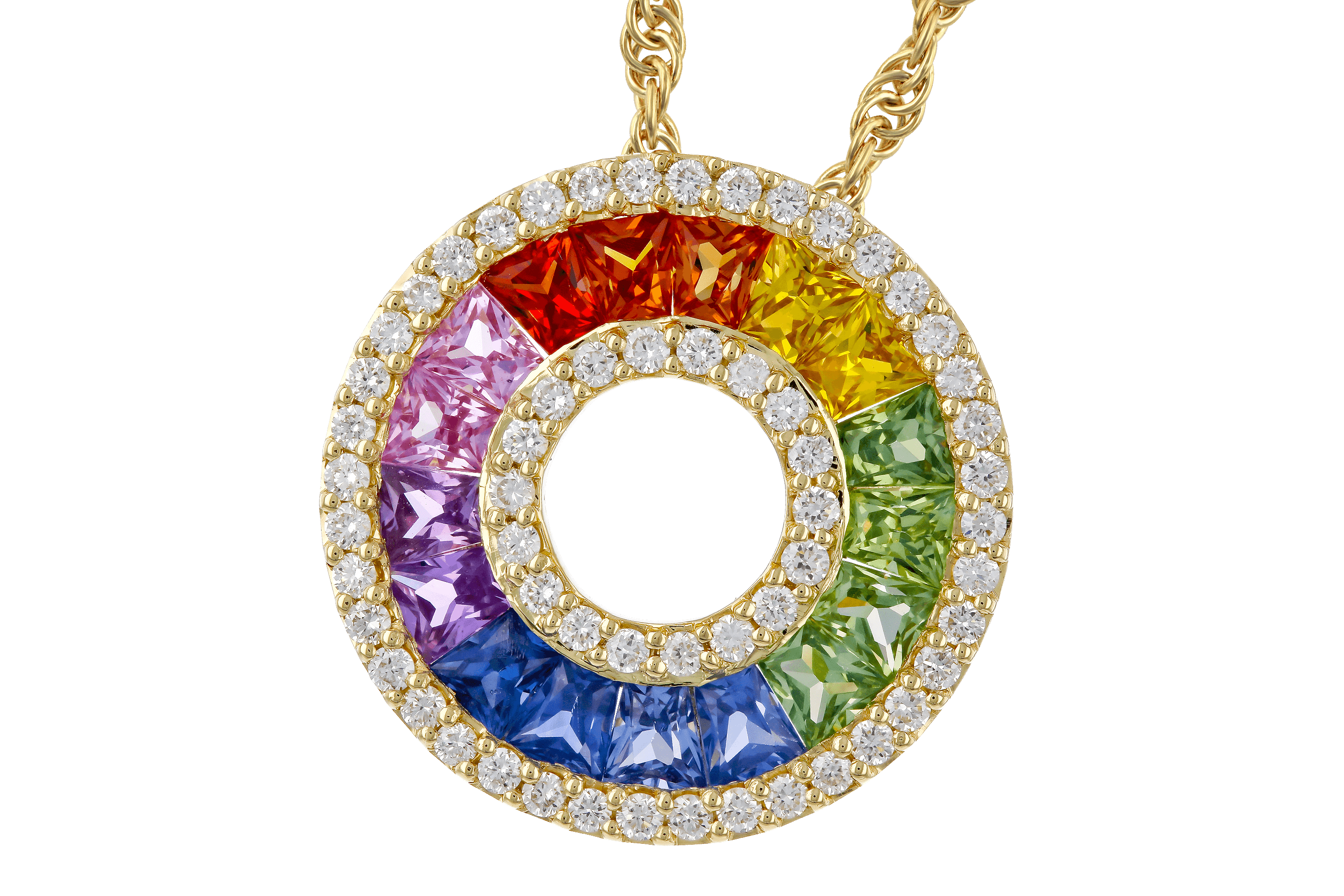 C283-85216: NECK 1.53 MULTI-COLOR SAPP 1.82 TGW