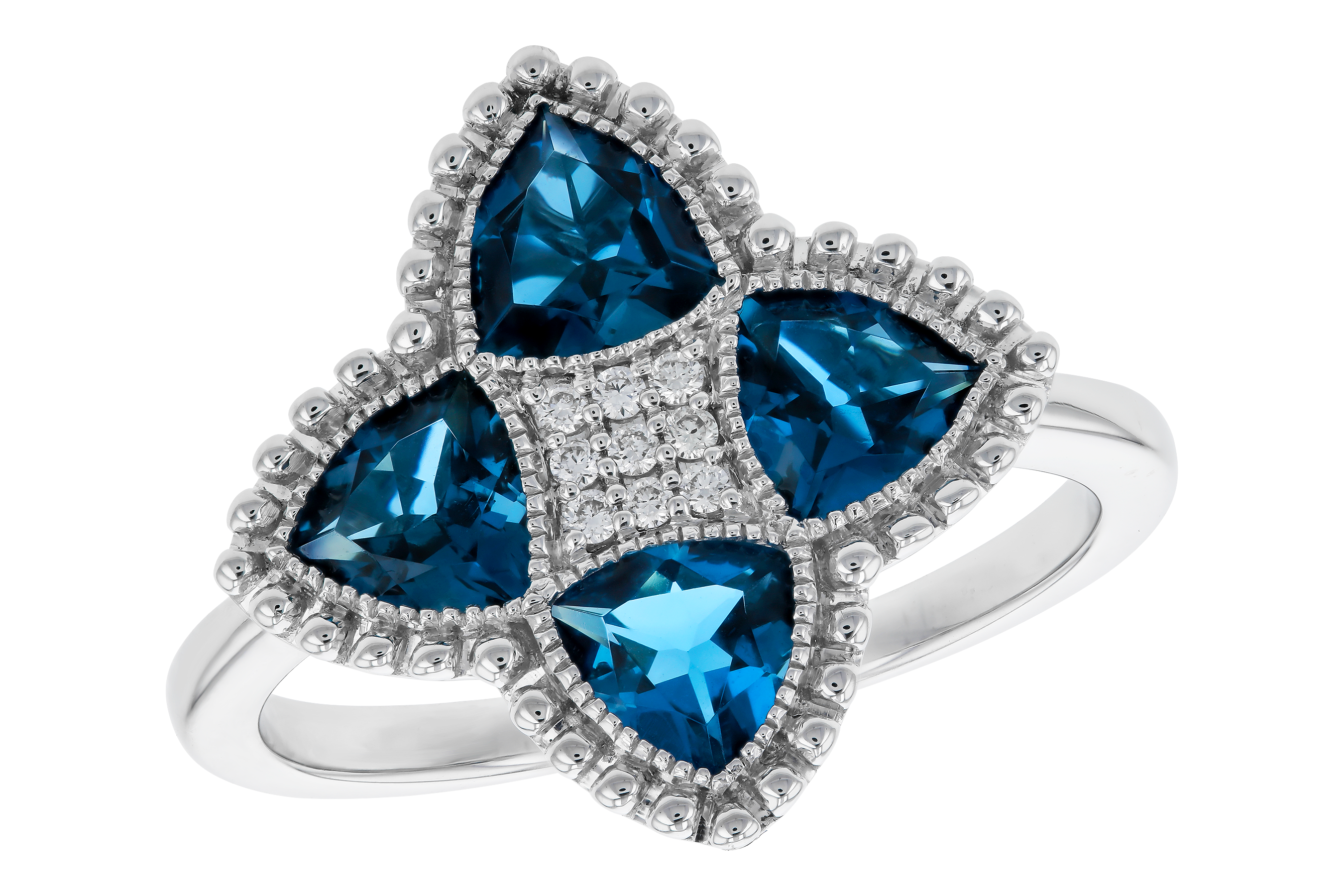 C283-87007: LDS RG 1.62 LONDON BLUE TOPAZ 1.66 TGW