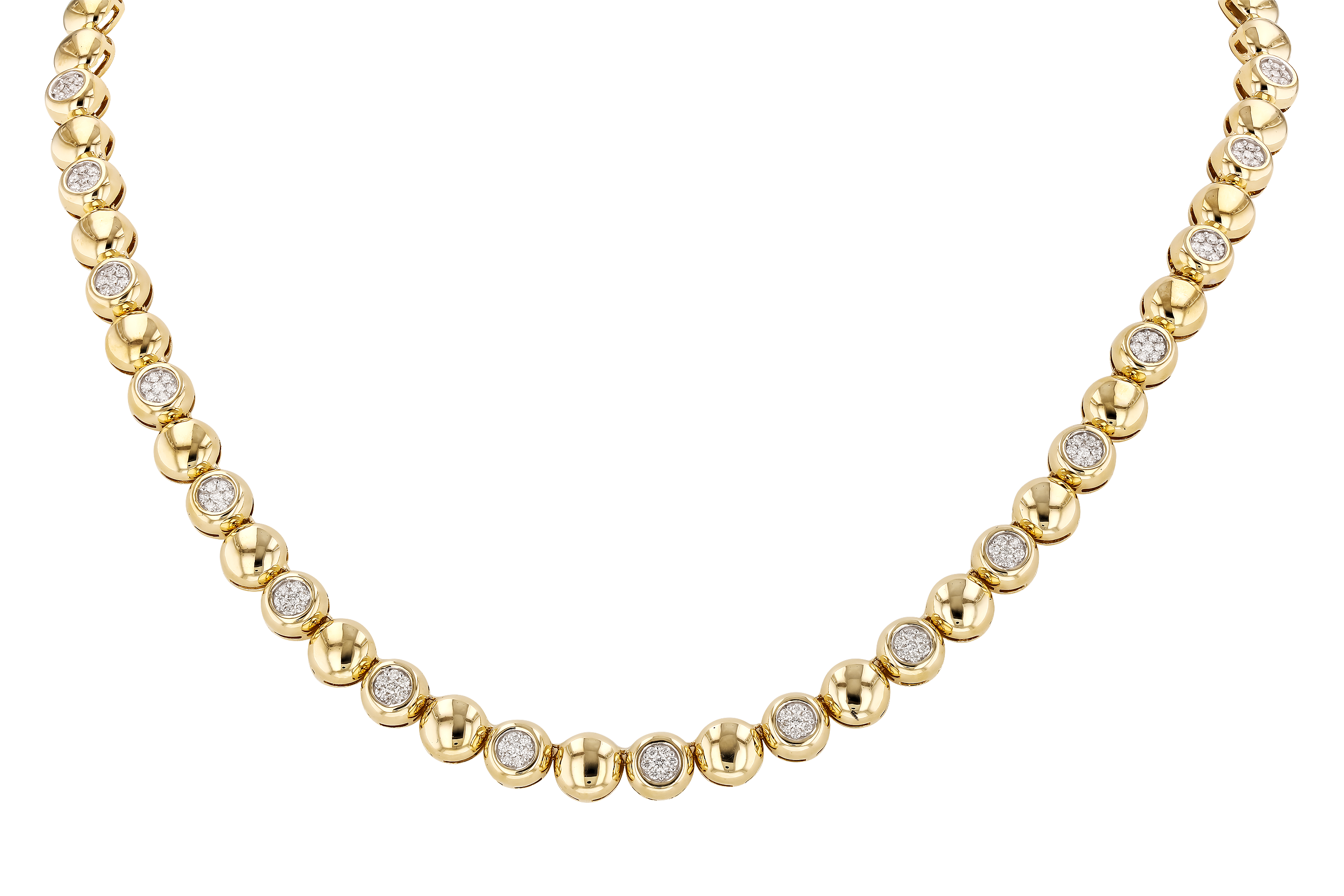 C283-87088: NECKLACE .87 TW (17")