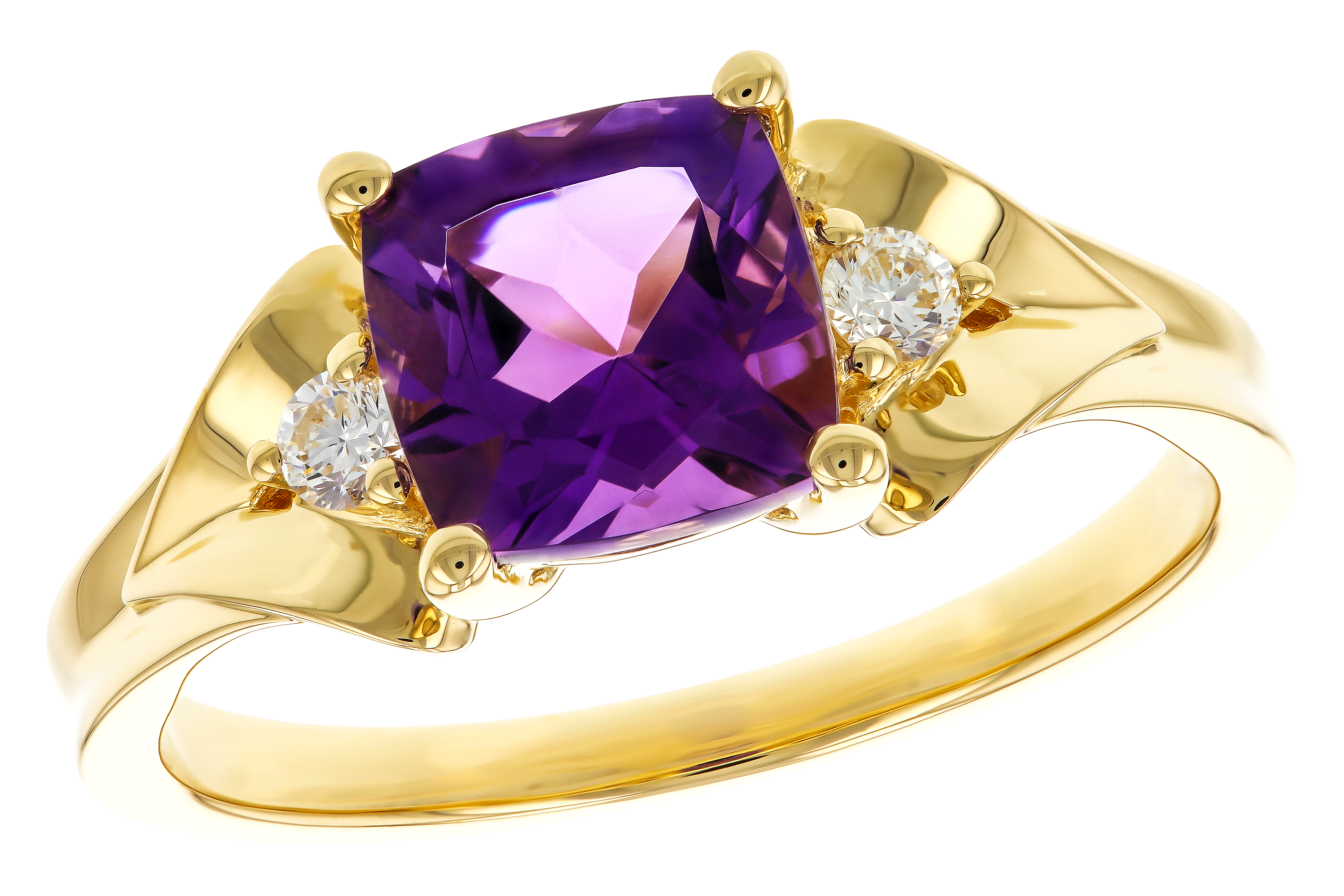 C283-88843: LDS RG 1.35 AMETHYST 1.44 TGW (7MM AMY)