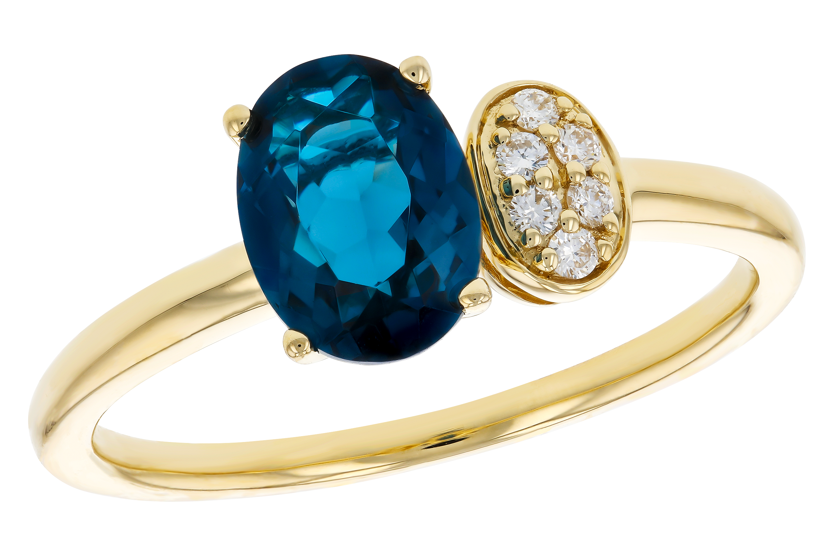 C284-73379: LDS RG 1.24 BLUE TOPAZ 1.30 TGW (8x6MM LBT)