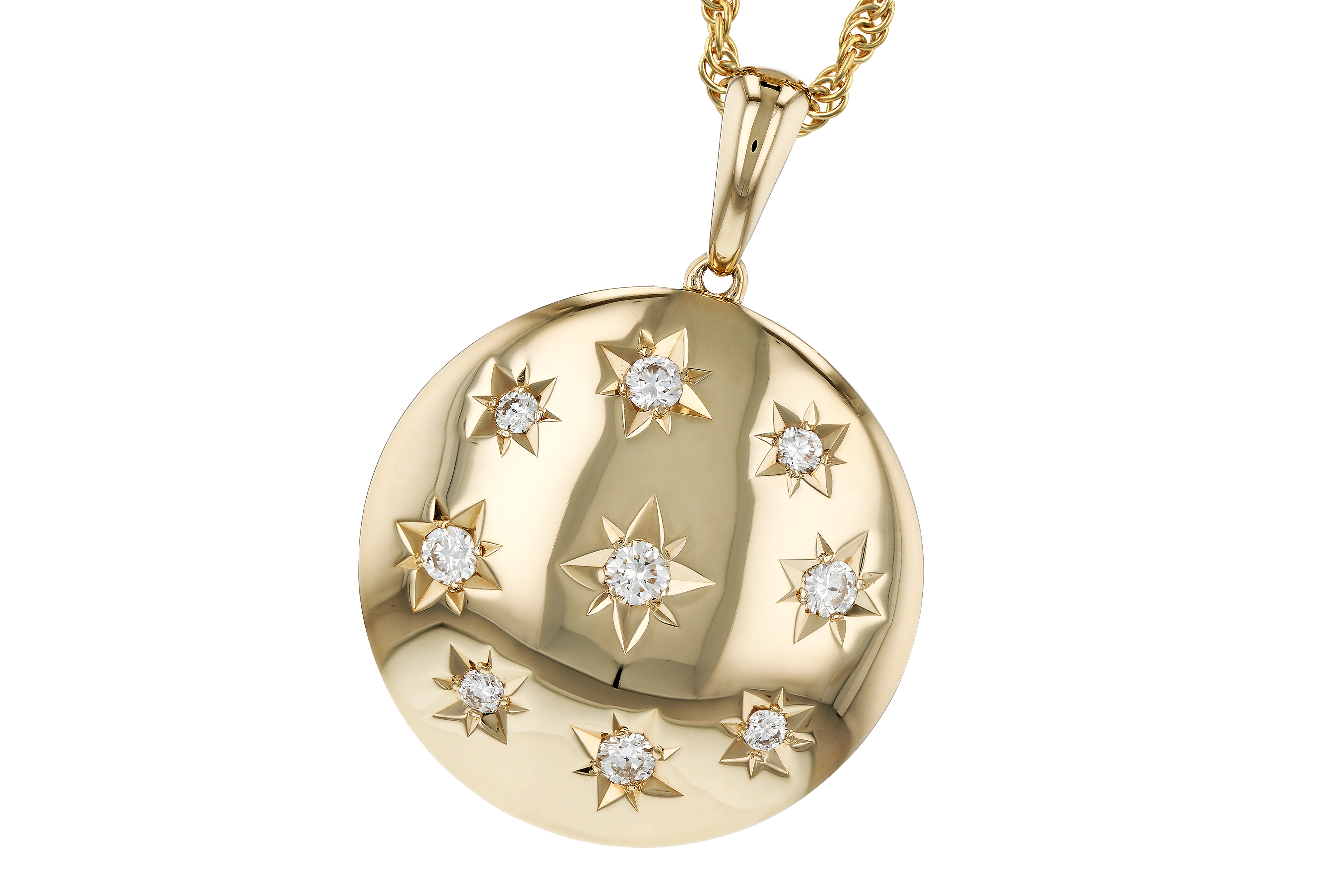 C284-73416: NECKLACE .17 TW
