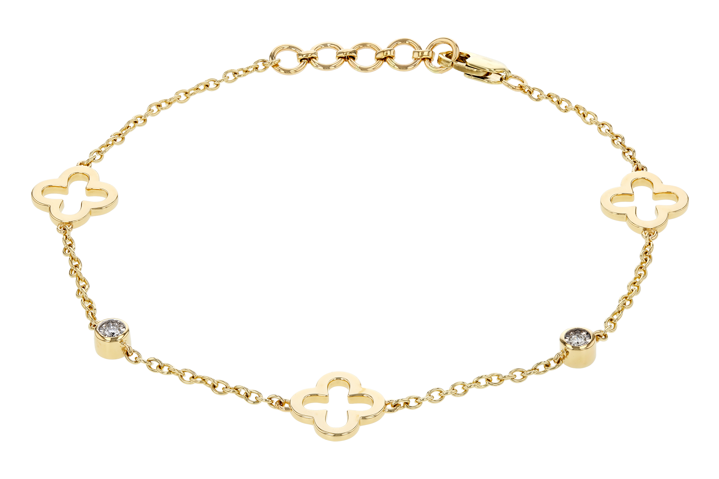 C284-74325: BRACELET .06 TW (7.25")