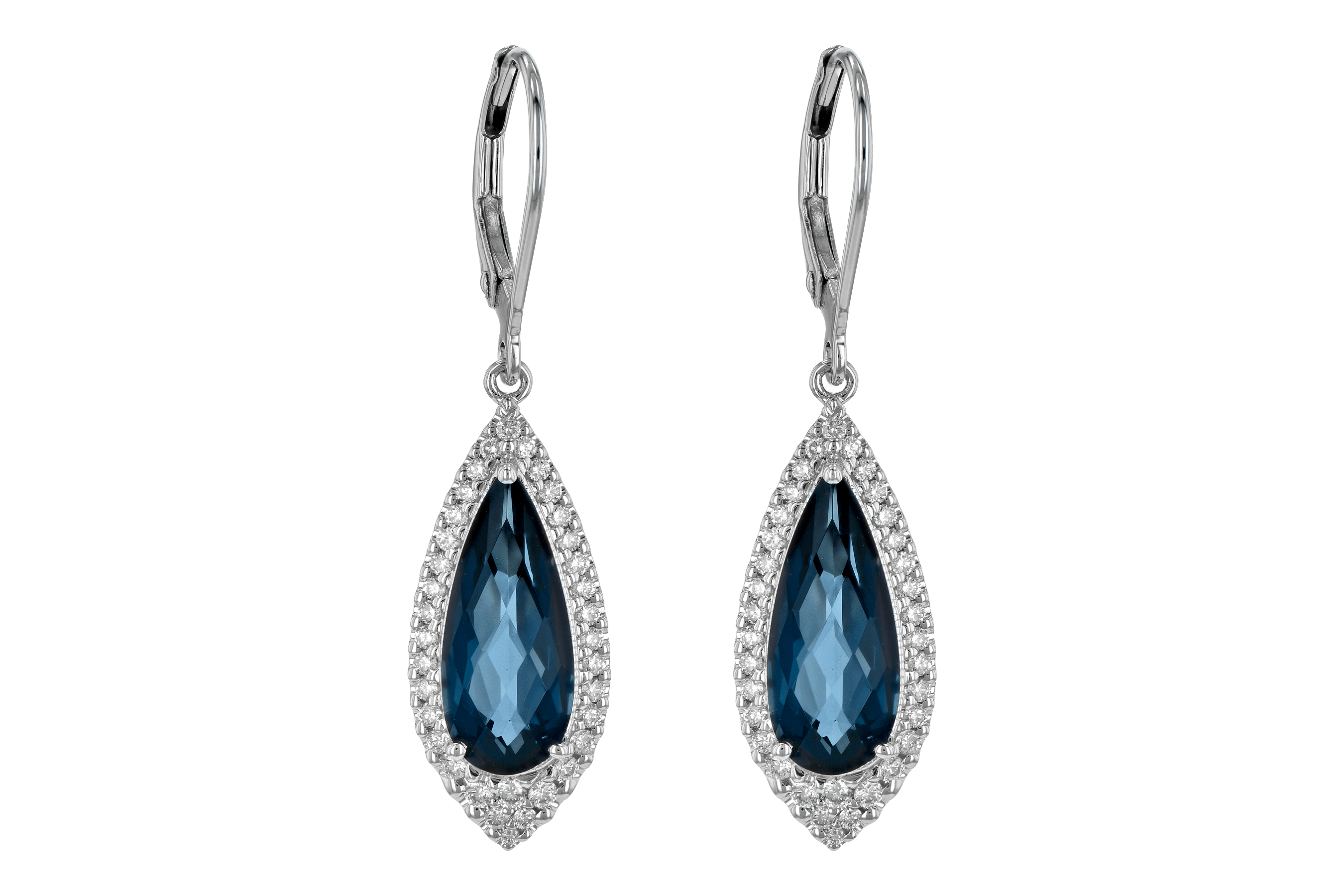 D199-28825: EARR 5.05 LONDON BLUE TOPAZ 5.42 TGW