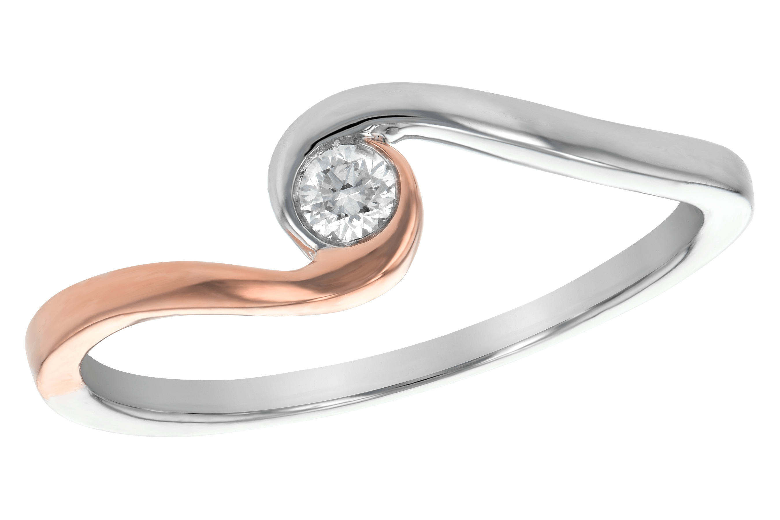 D199-33425: F198-41561 W/ ROSE GOLD TRIM .07 BR