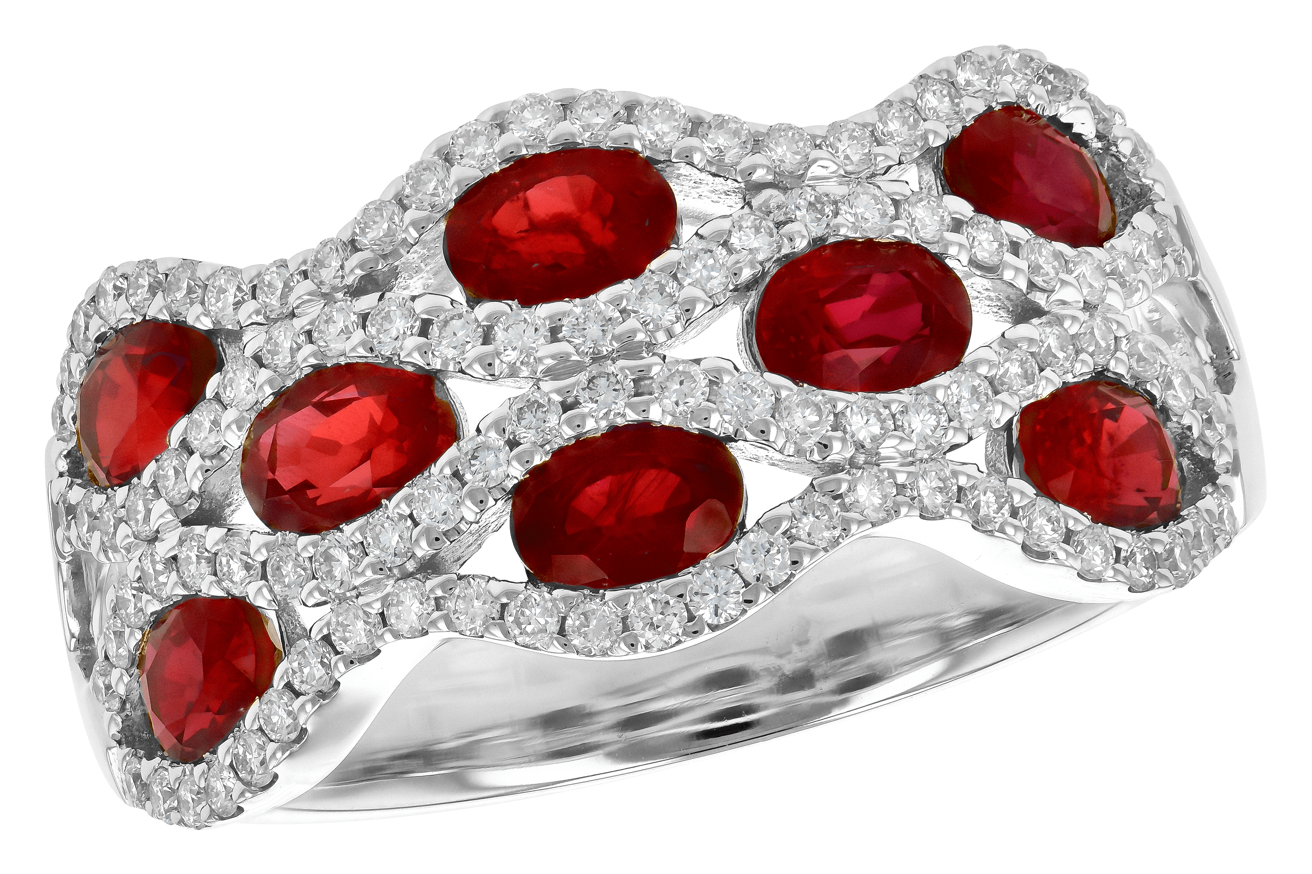 D199-33434: LDS WED RG 1.80 TW RUBY 2.18 TGW