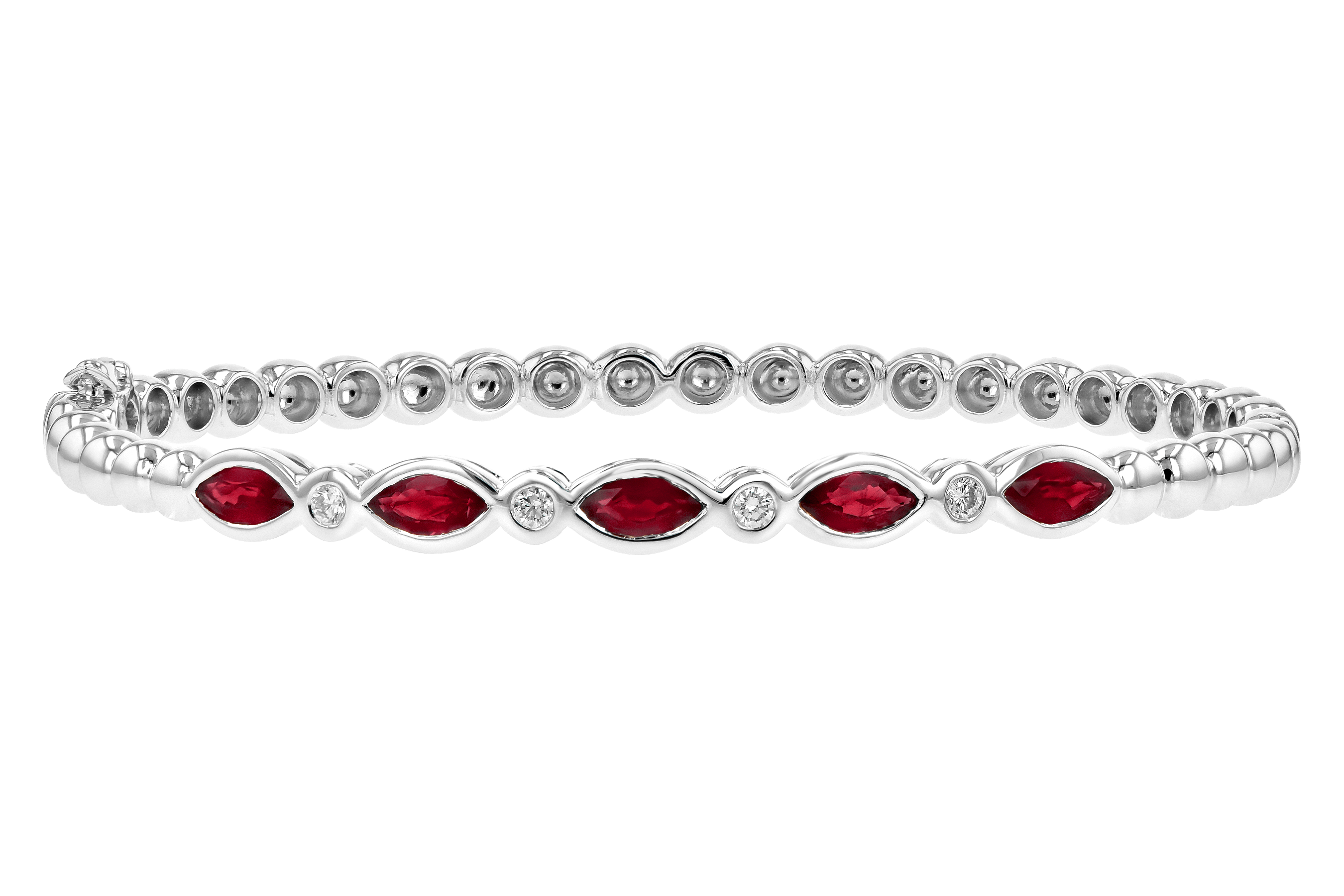 D199-35234: BANGLE 1.50 RUBY 1.63 TGW