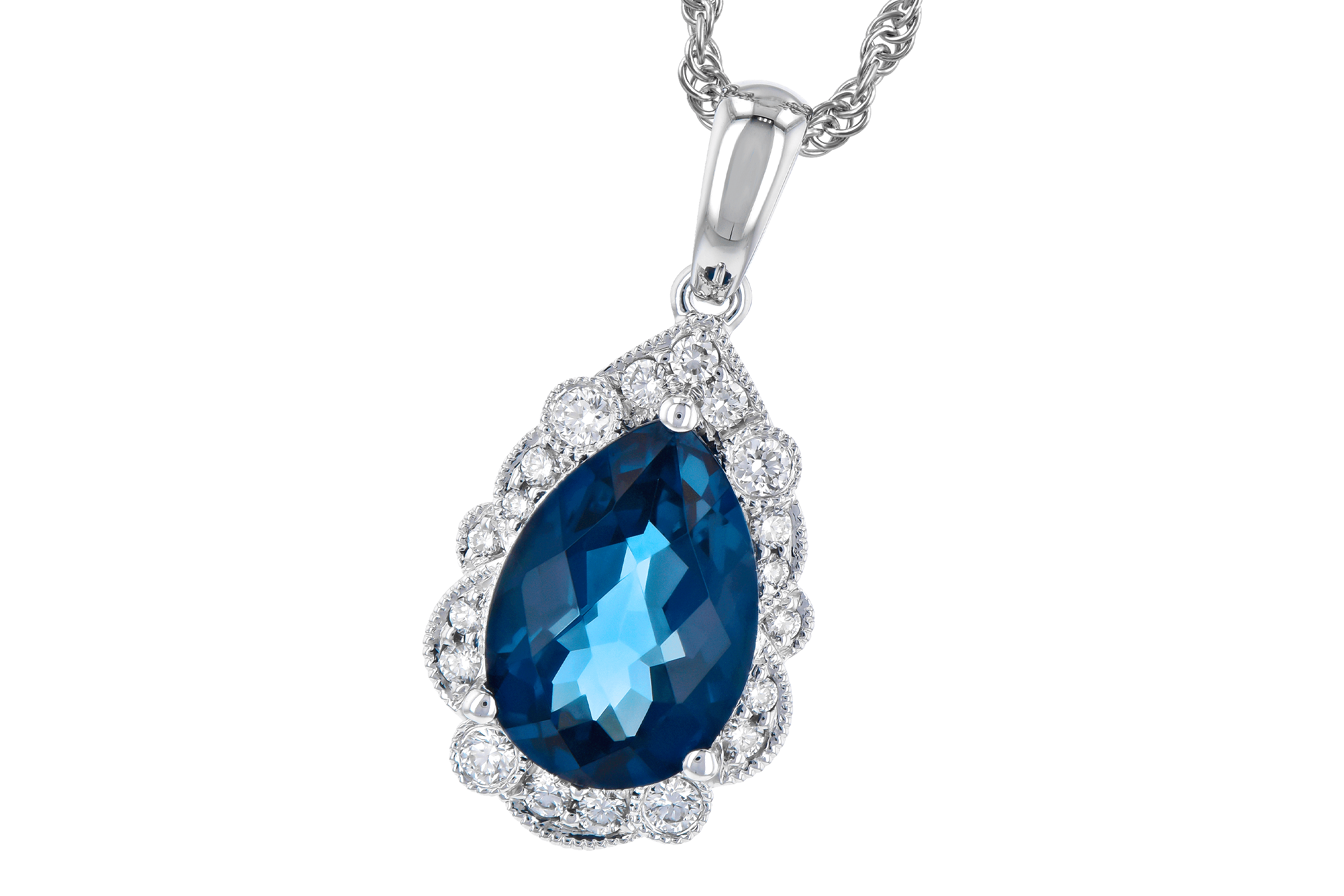 D282-07079: NECK 2.25 LONDON BLUE TOPAZ 2.40 TGW