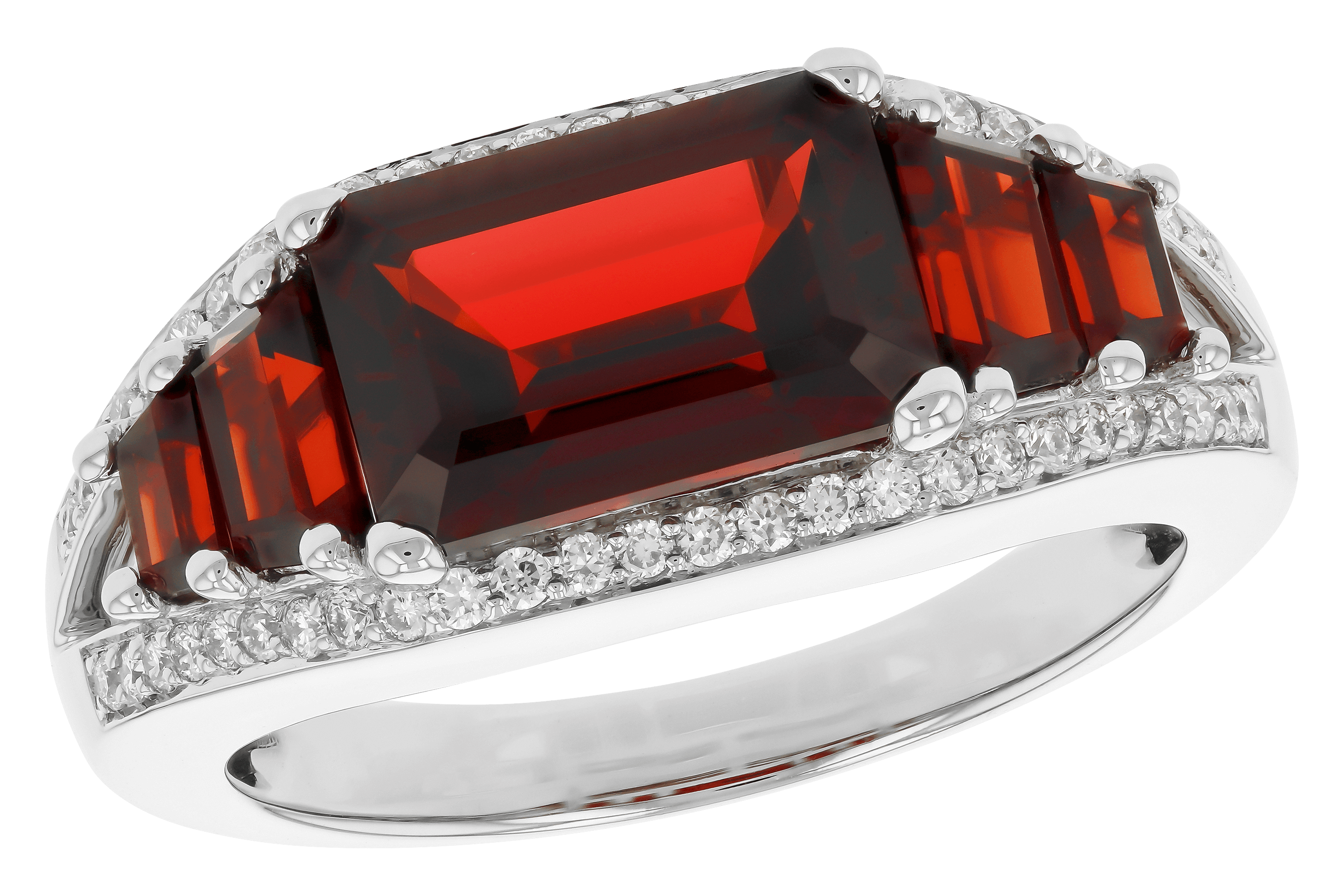 D282-96134: LDS RG 4.20 TW GARNET 4.45 TGW