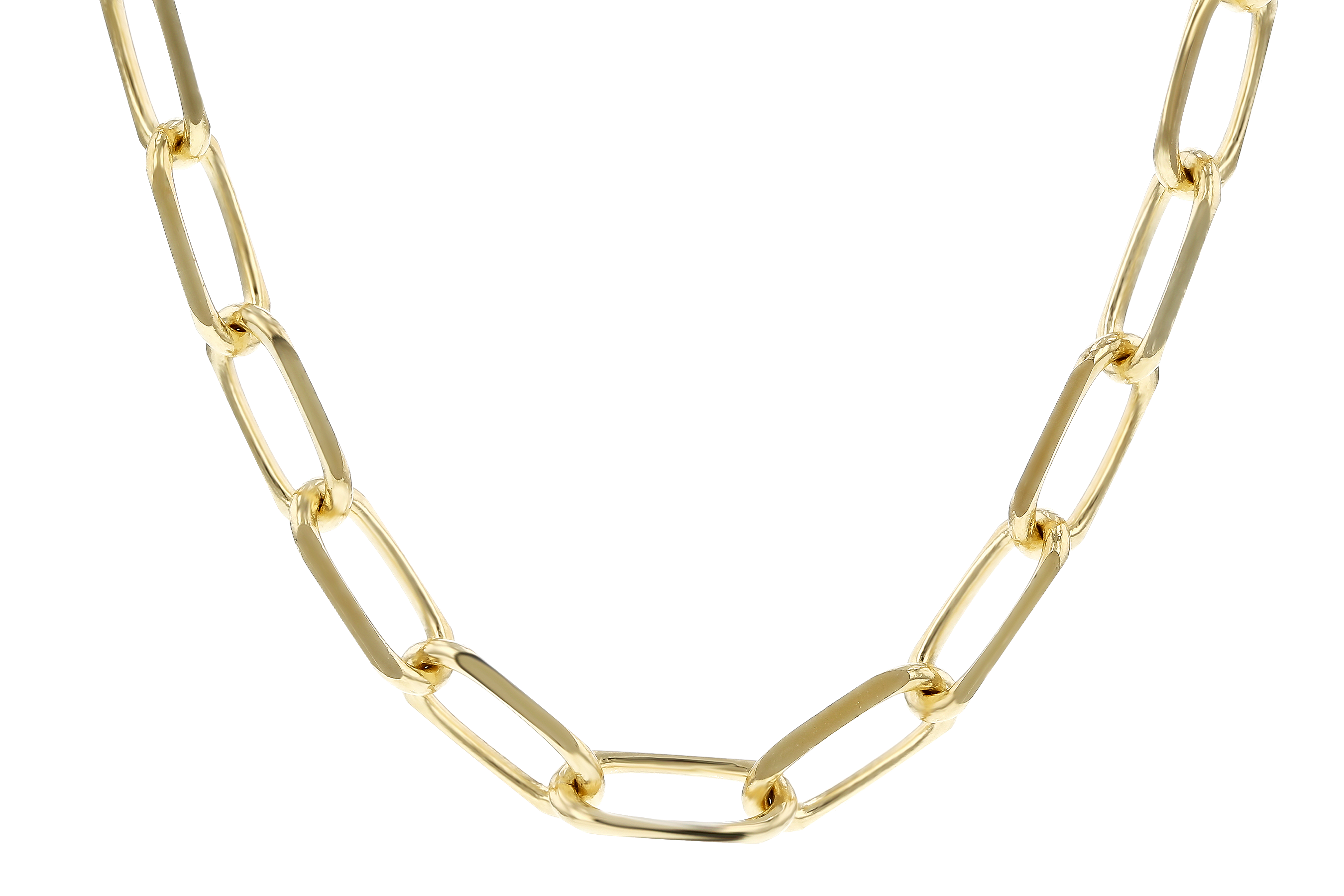 D282-97061: PAPERCLIP MD (18IN, 3.10MM, 14KT, LOBSTER CLASP)