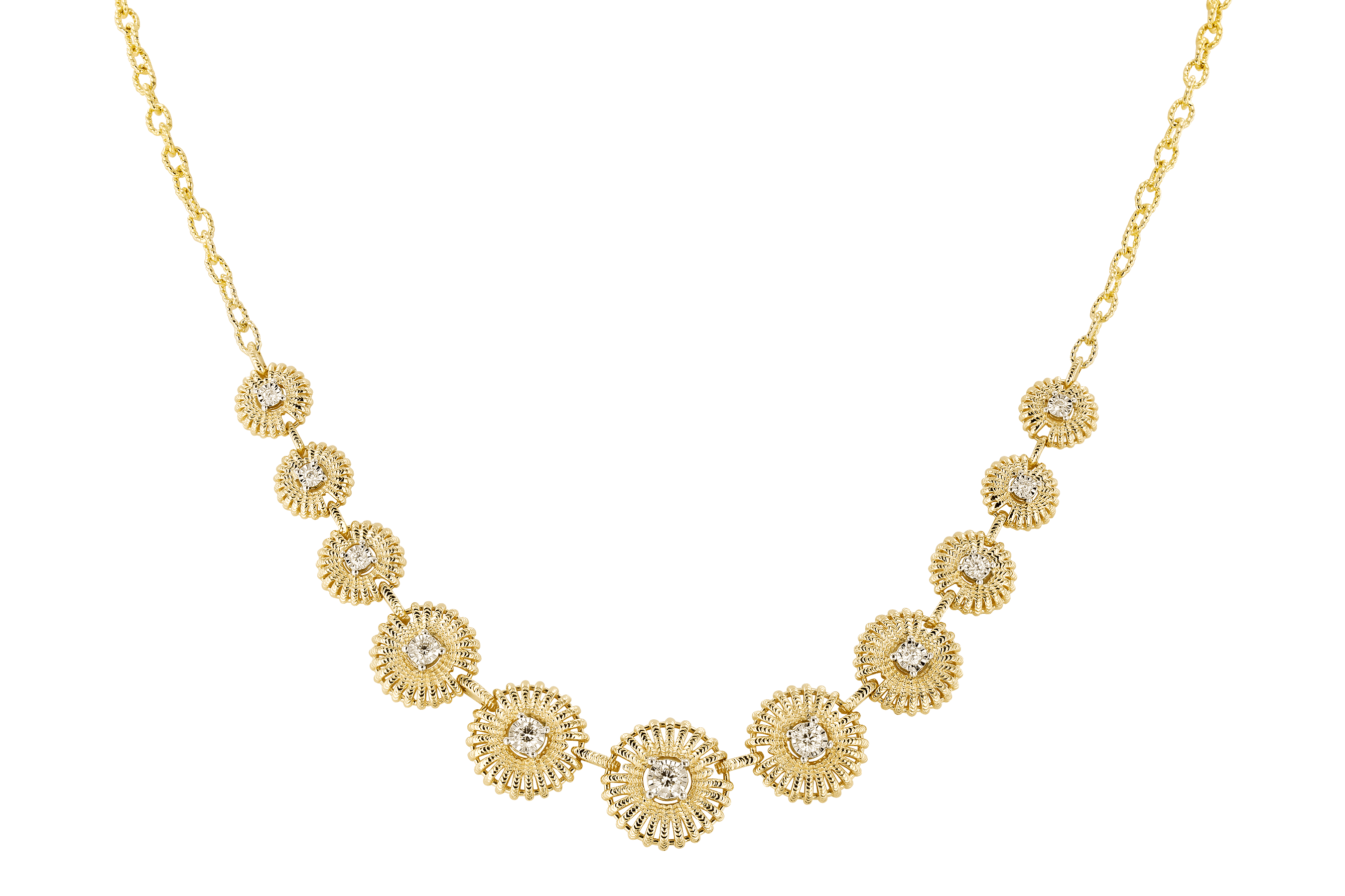 D282-97934: NECKLACE .22 TW (17")