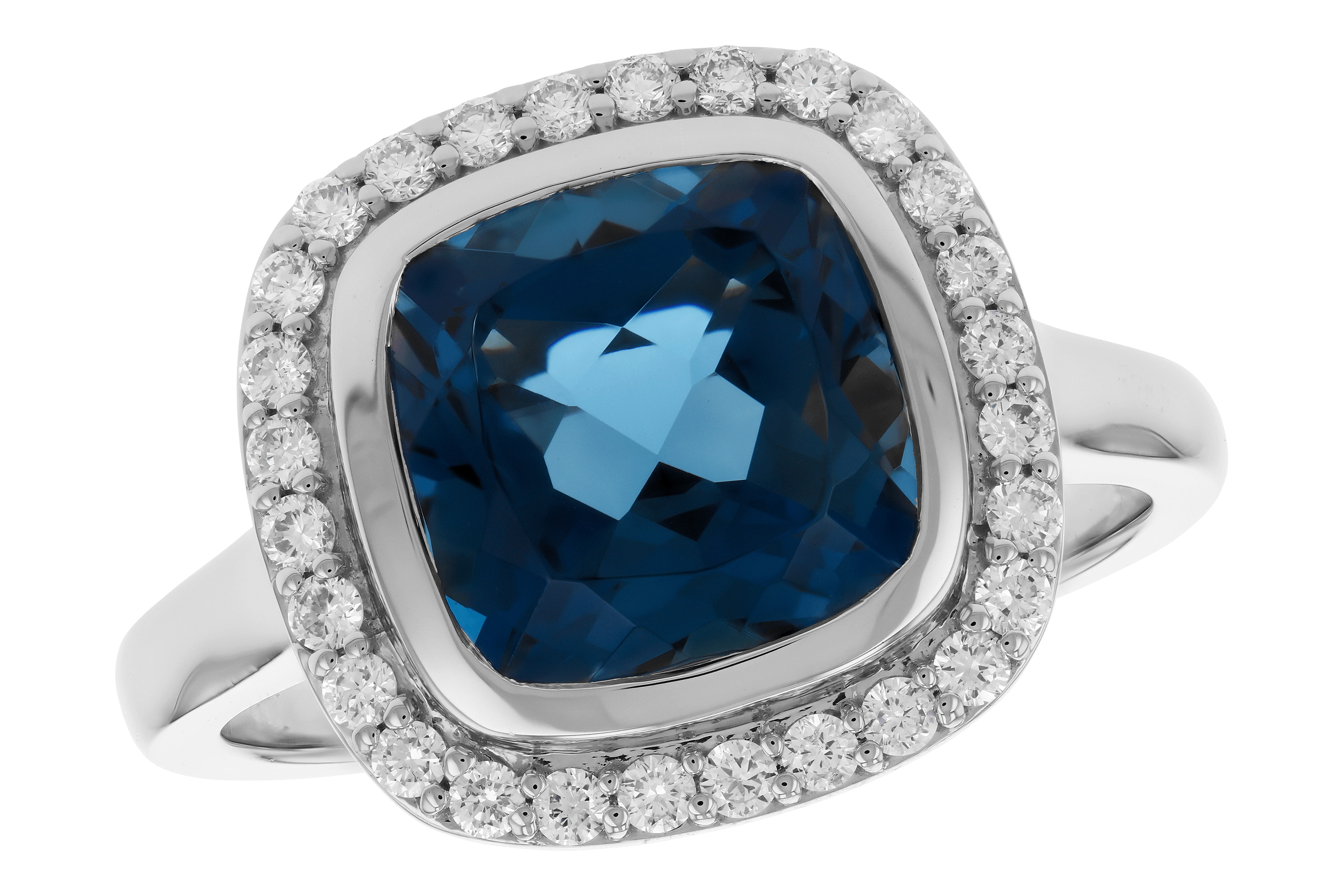 D282-97943: LDS RG 3.85 LONDON BLUE TOPAZ 4.15 TGW (9MM LBT)