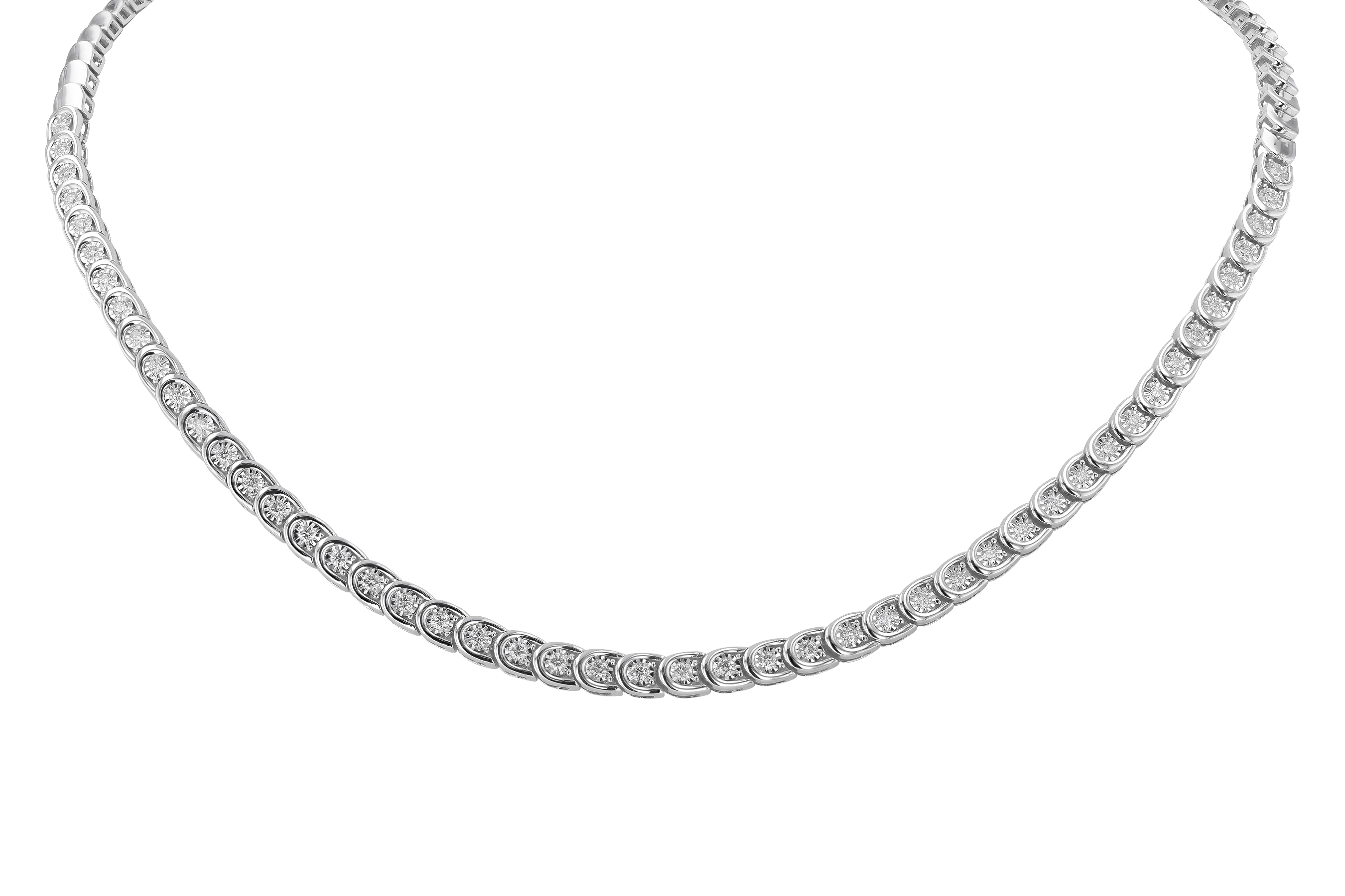 D282-99743: NECKLACE 1.00 TW (16")