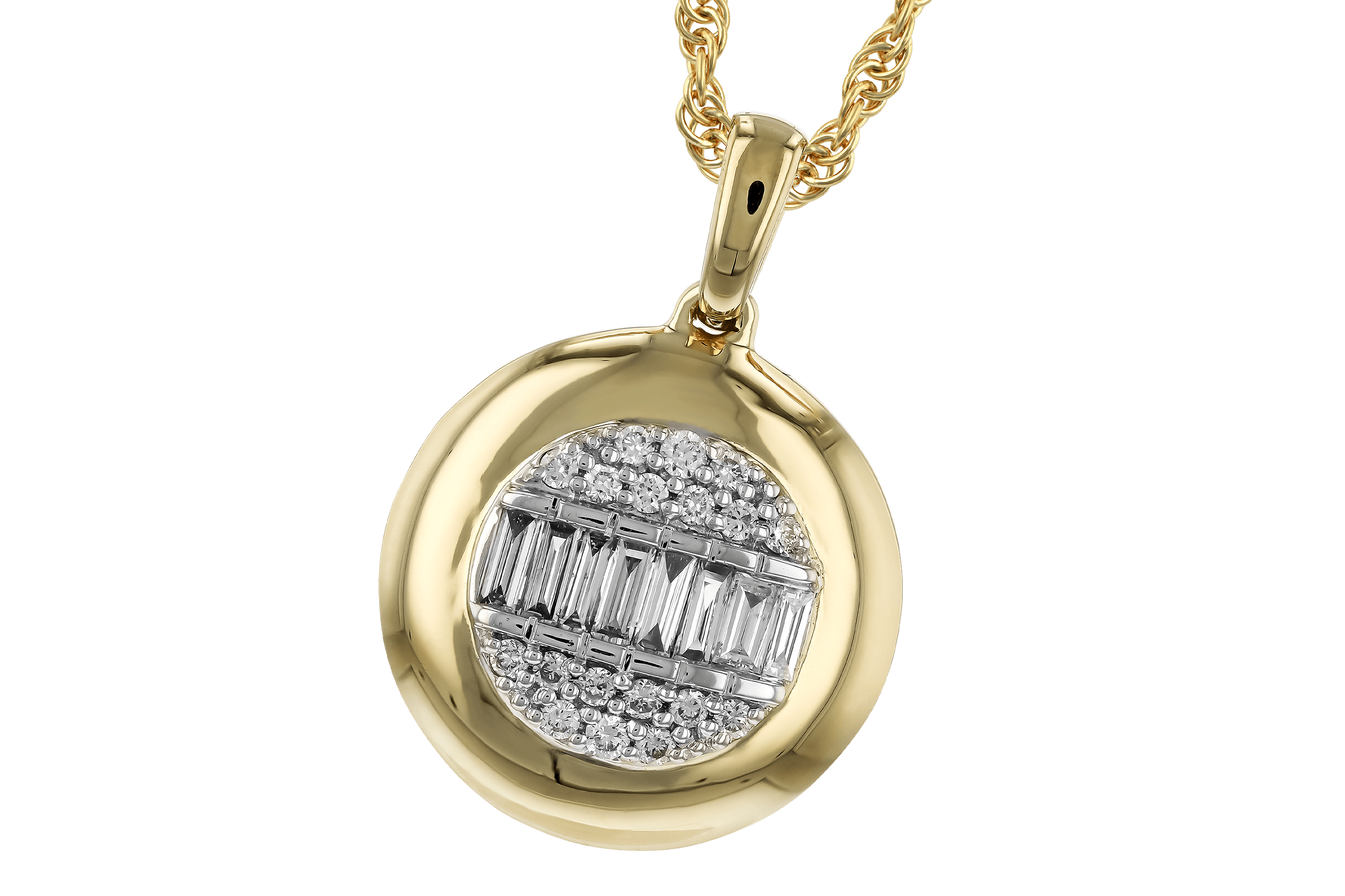 D282-99752: NECKLACE .10 BAG .17 TW