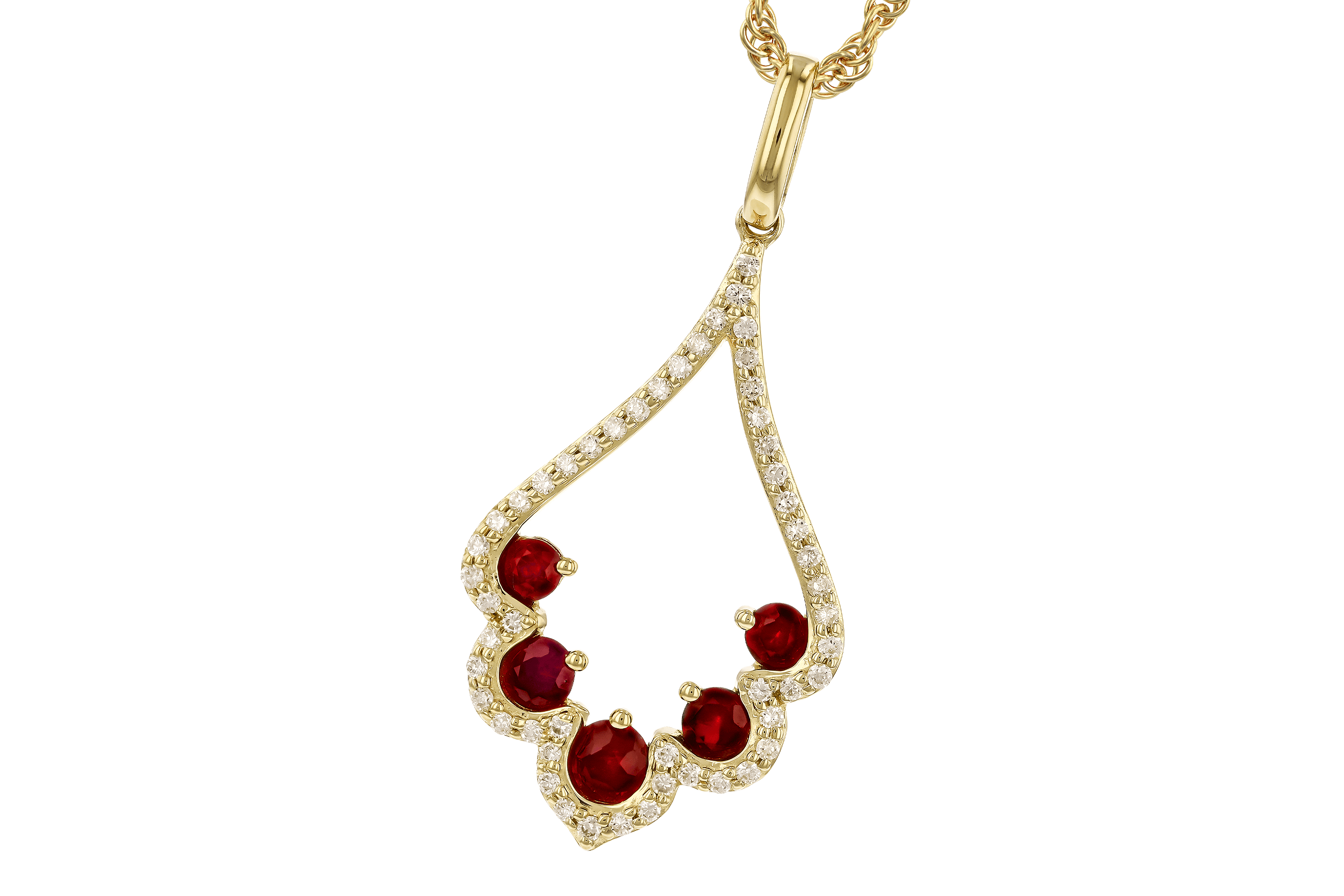 D282-99779: NECK .34 RUBY .53 TGW