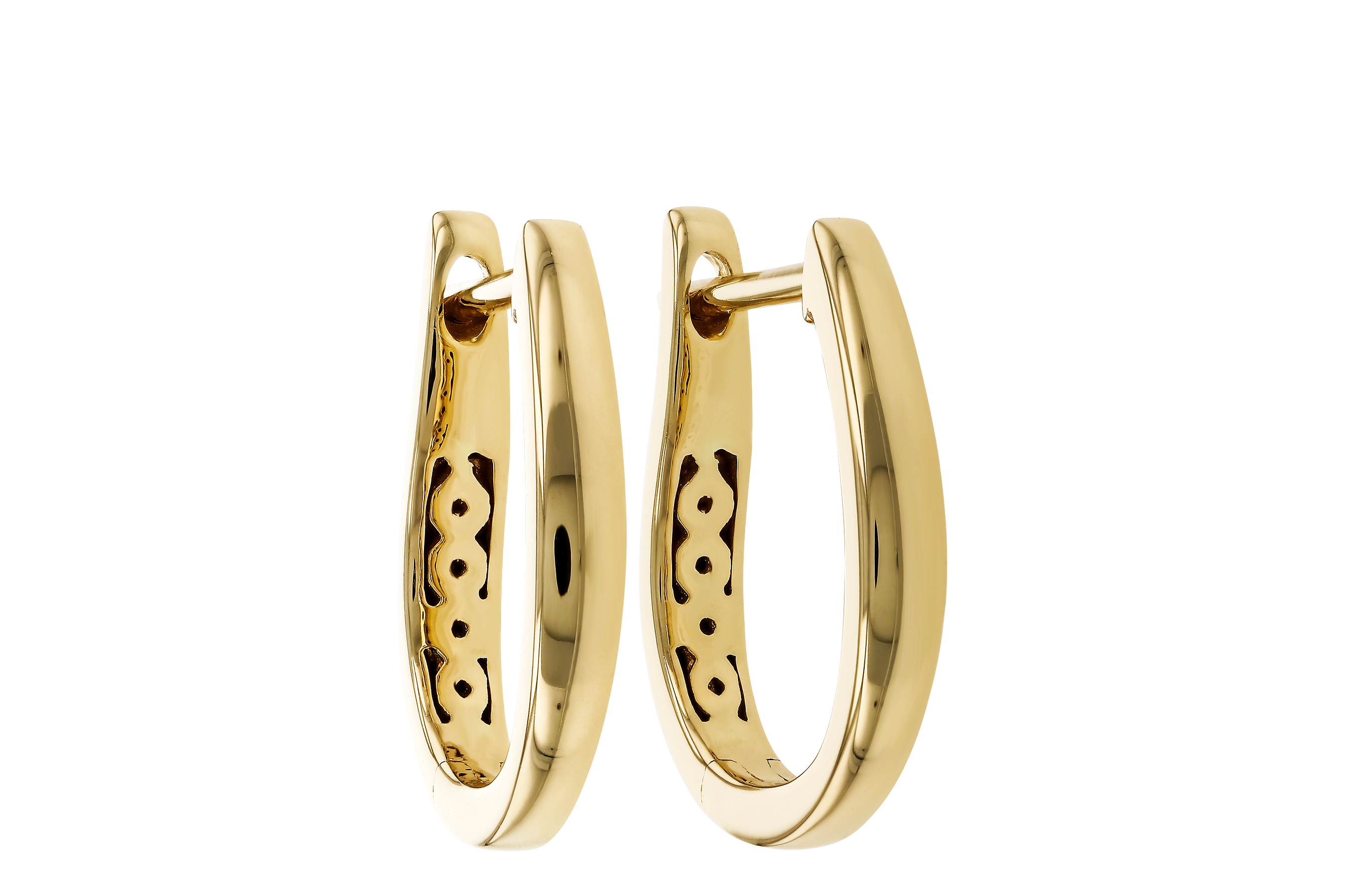 D283-87979: GOLD EARRINGS (15MM)