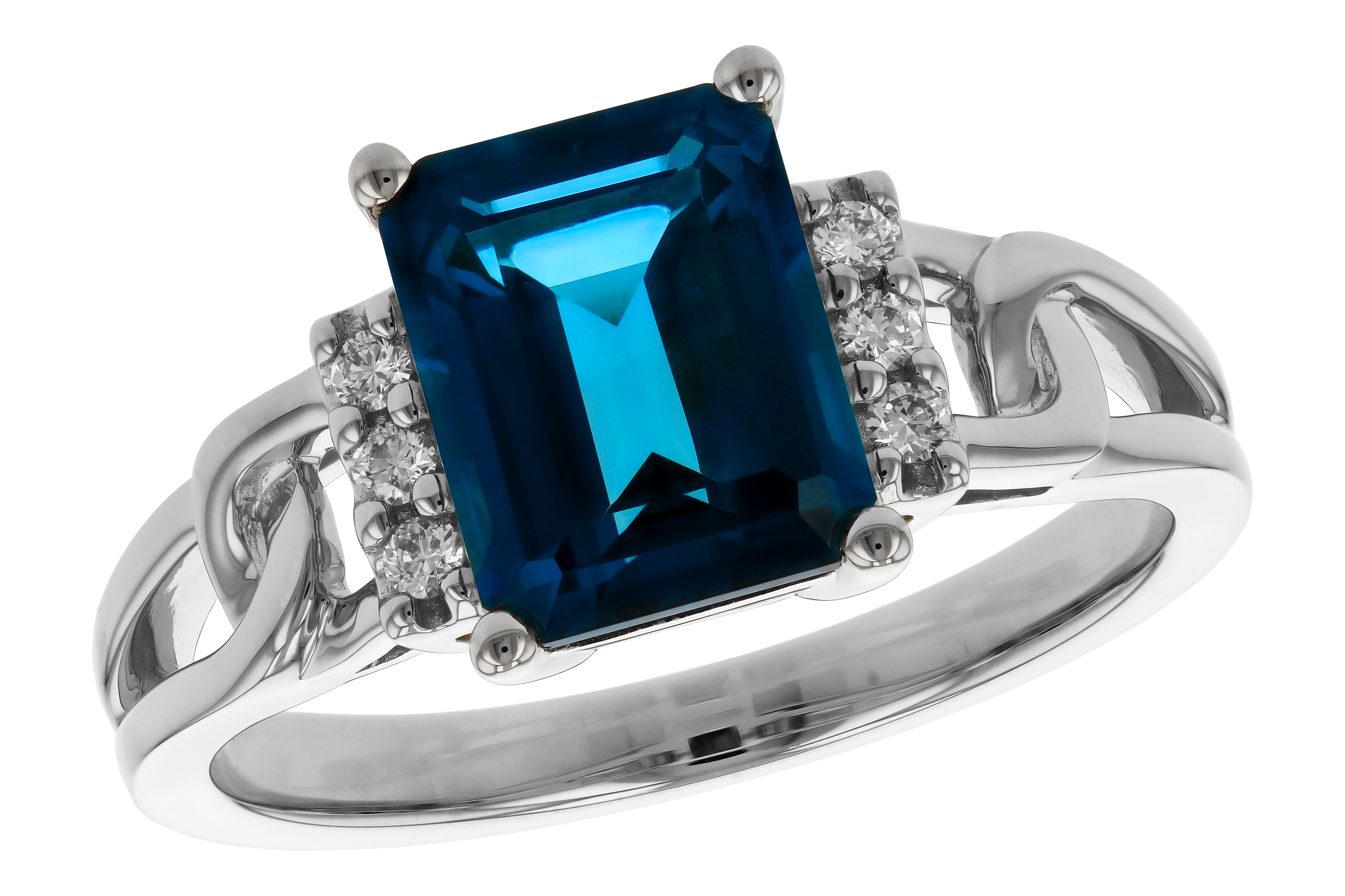 D283-88843: LDS RG 2.42 LONDON BLUE TOPAZ 2.50 TGW (9x7MM LBT)