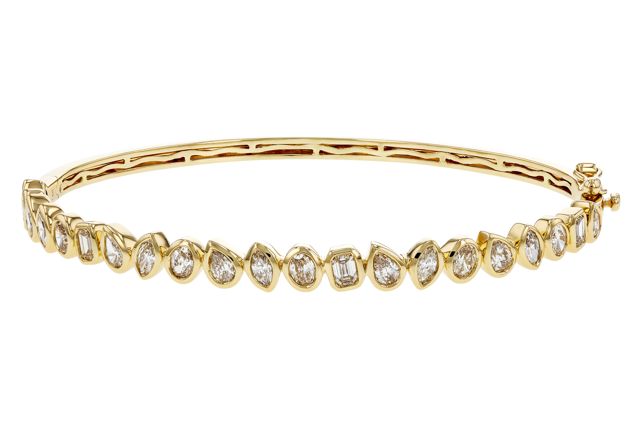 D283-89779: BANGLE 1.65 TW FANCY CUT DIAS