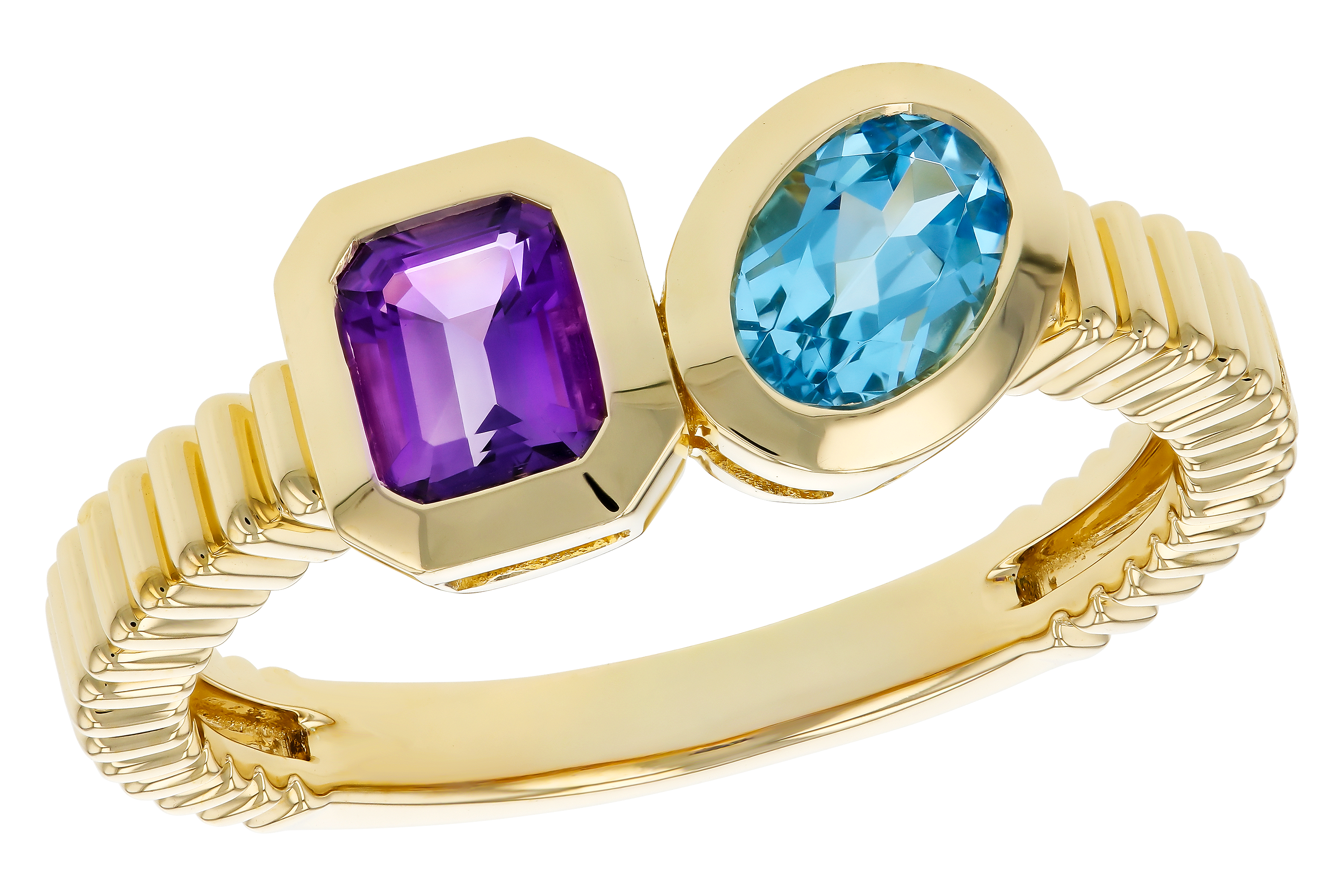 D283-90661: LDS RG .82 TW SEMI-PRECIOUS (AMY,SWISS BT)