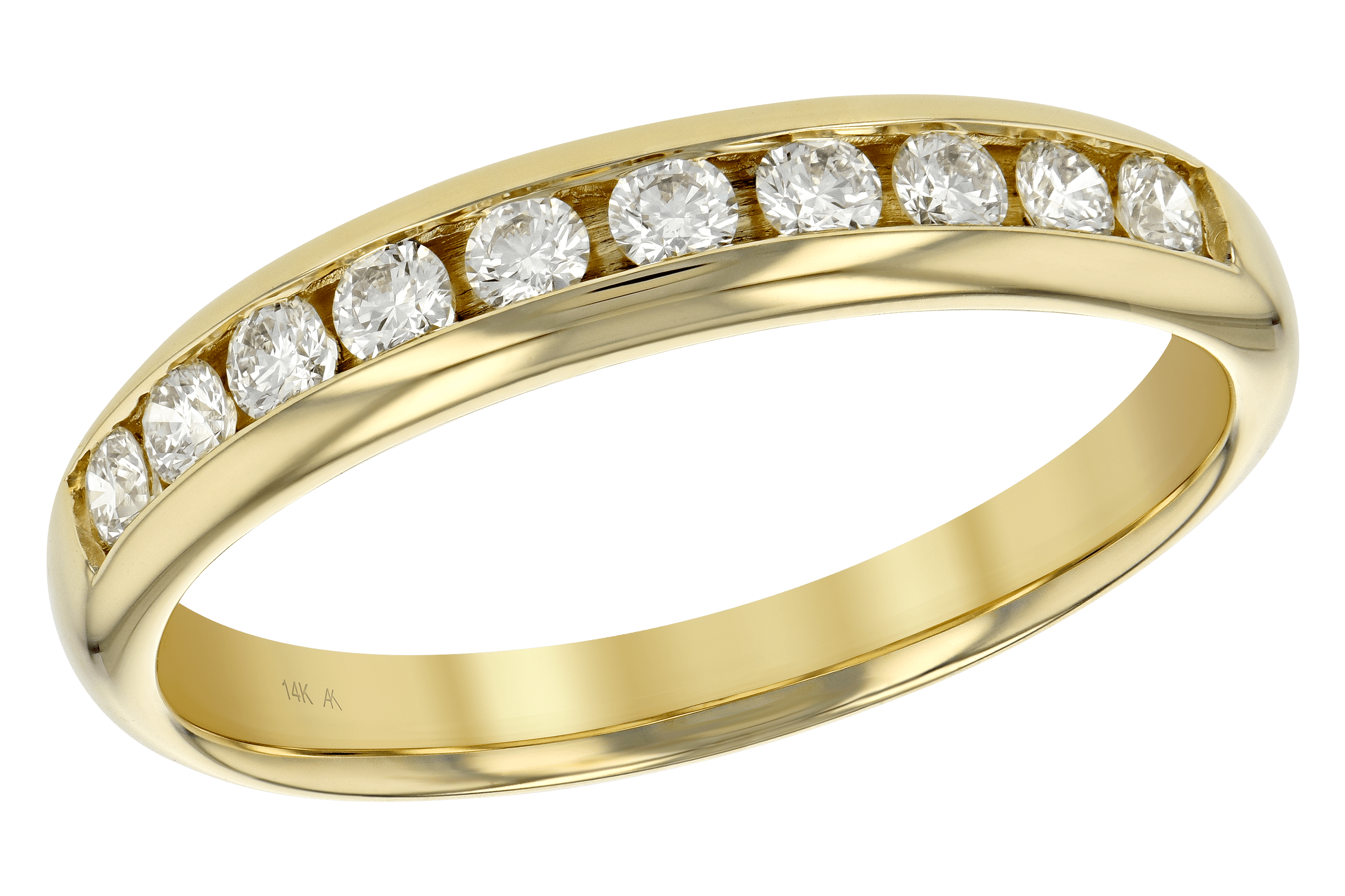 E102-06161: LDS WED RG .32 TW (10 STONES)