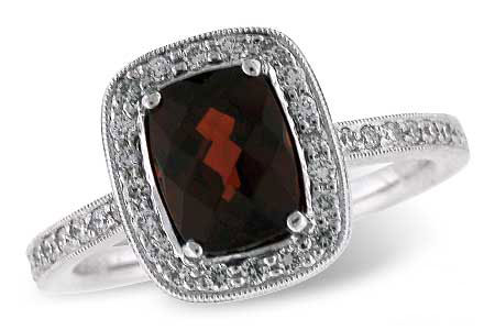 E192-92525: LDS DIA RG 1.85 GARNET 2.11 TGW