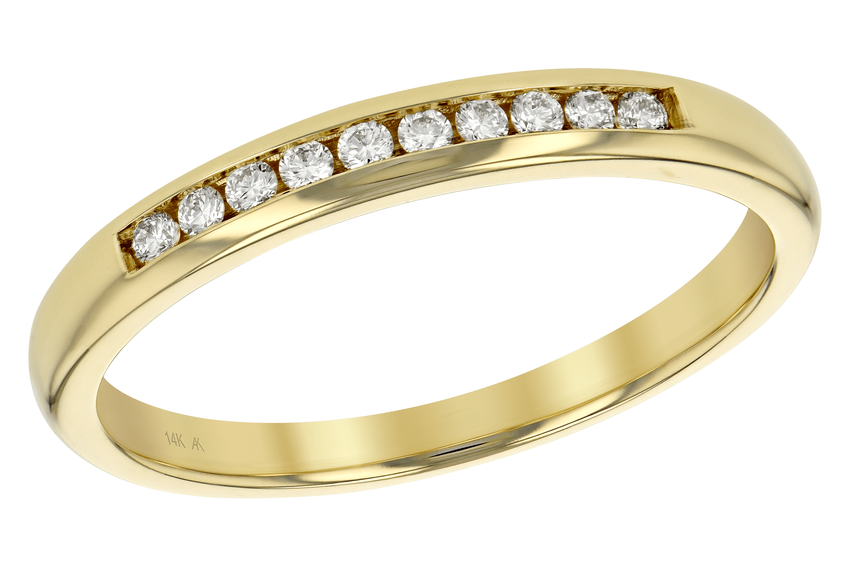 E195-64334: LDS WED RG .10 TW (10 STONES)