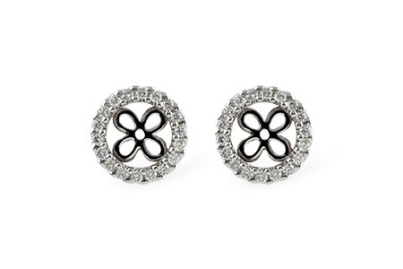 E196-58843: EARRING JACKETS .30 TW (FOR 1.50-2.00 CT TW STUDS)
