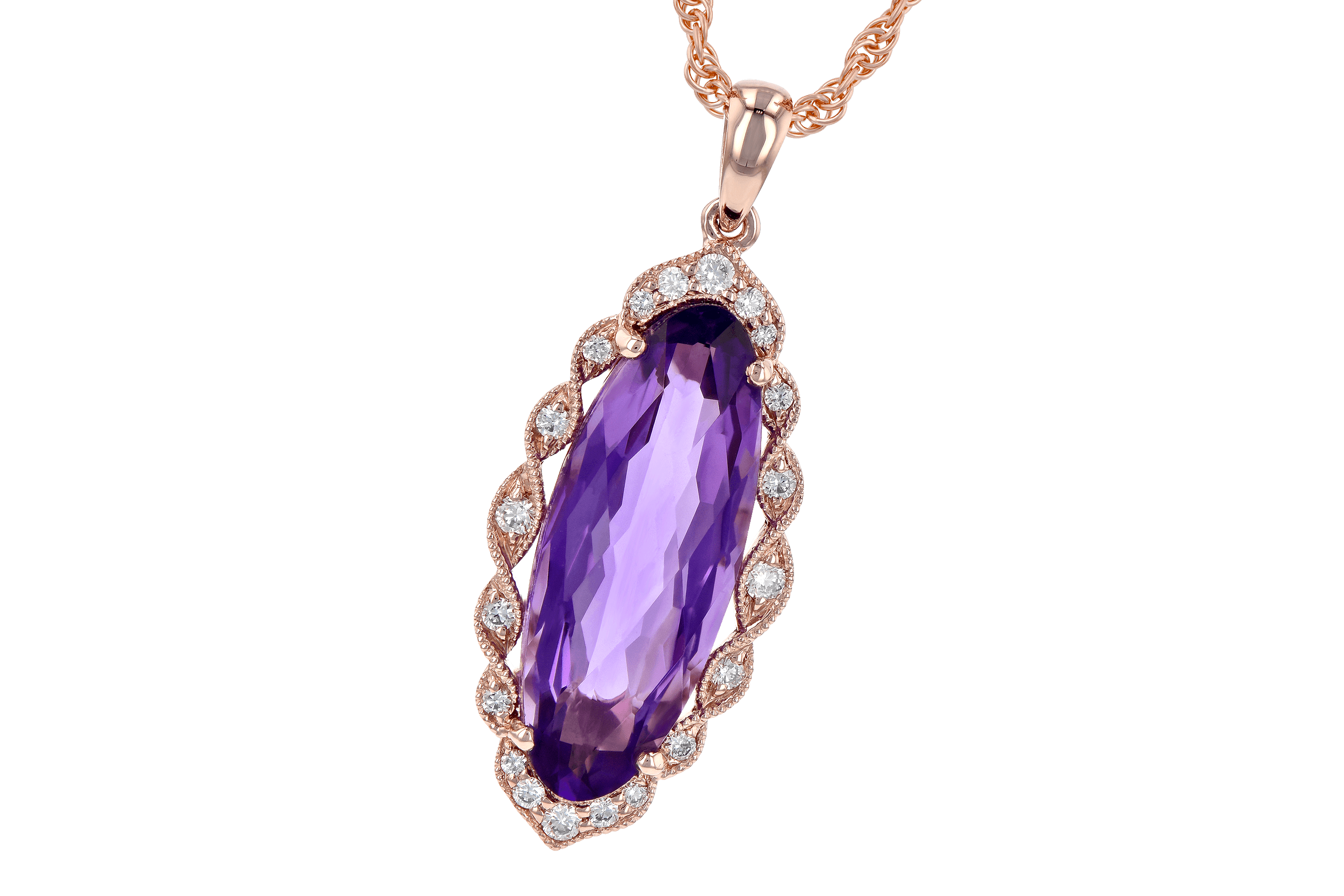 E199-35197: NECK 3.60 AMETHYST 3.74 TGW