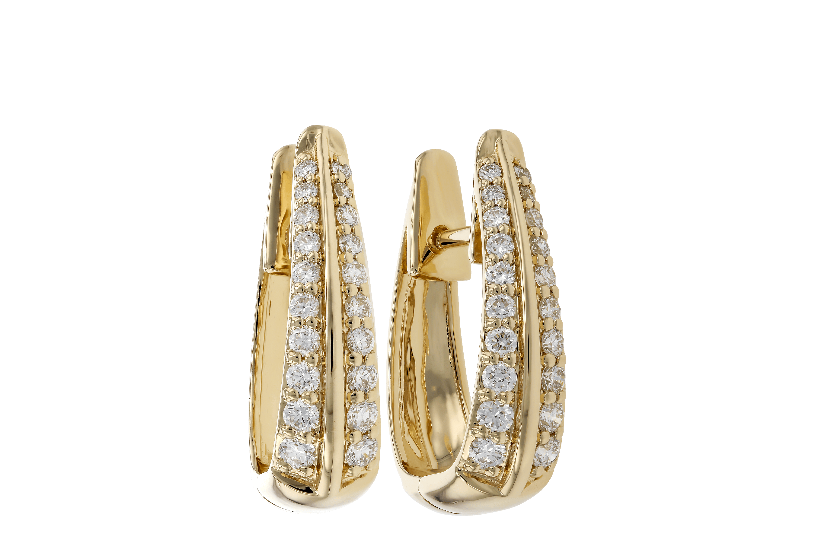 E283-85225: EARRINGS .50 TW