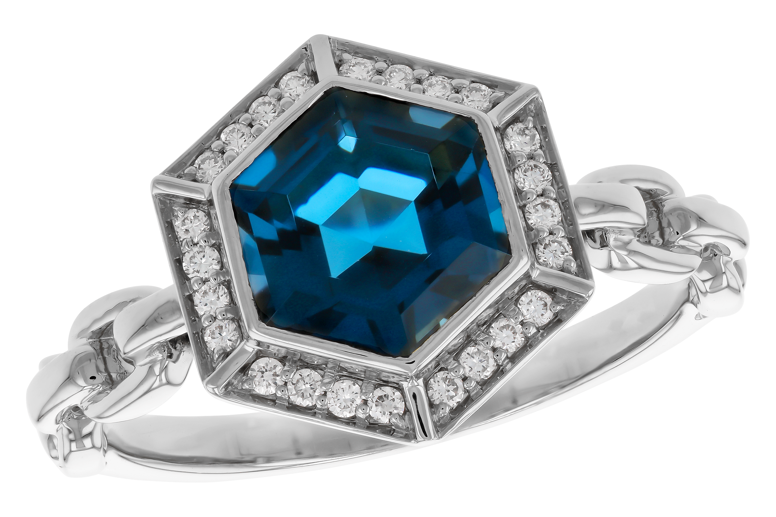 E283-87952: LDS RG 2.03 LONDON BLUE TOPAZ 2.14 TGW (7.5MM LBT)