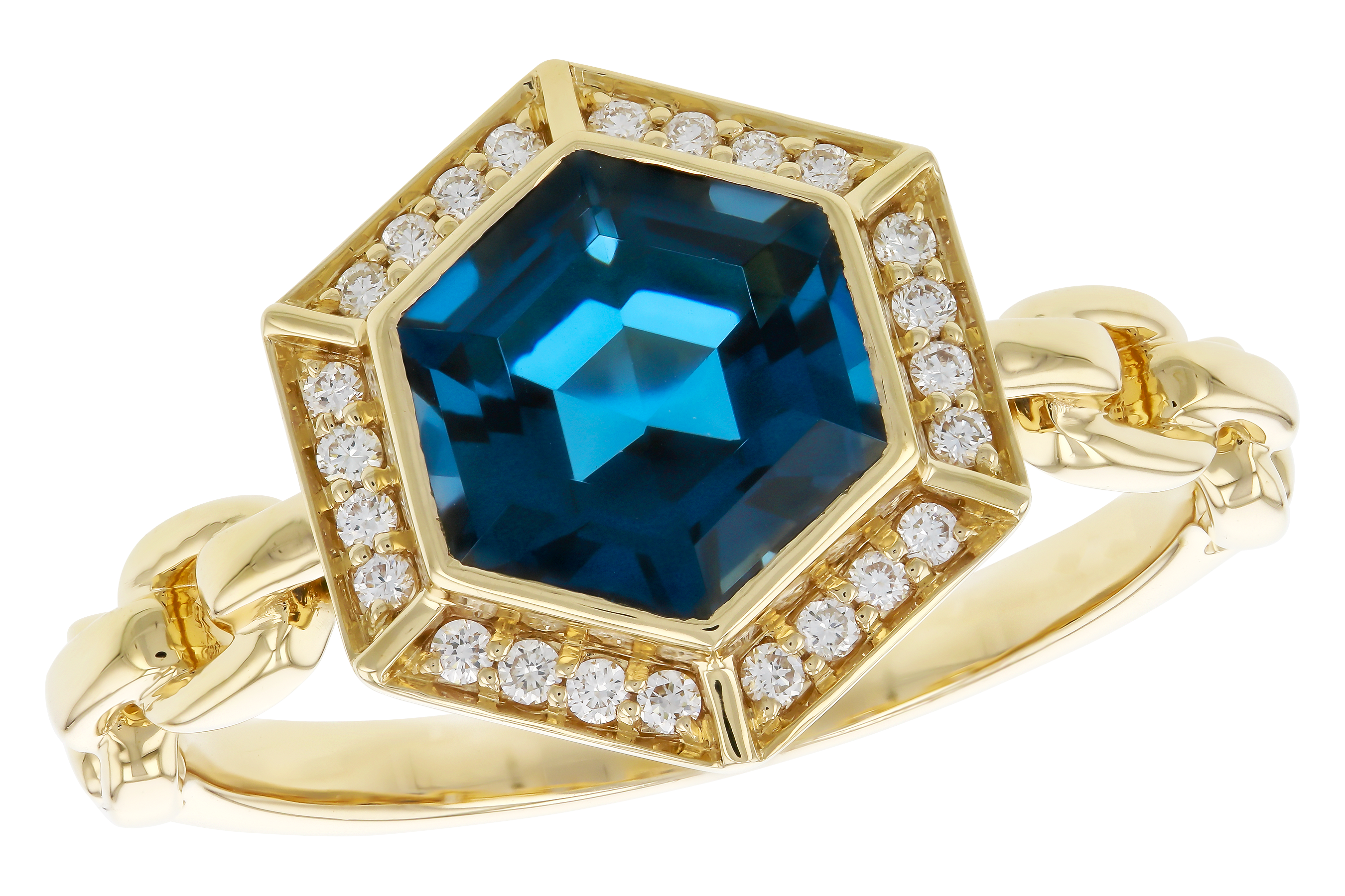 E283-87952: LDS RG 2.03 LONDON BLUE TOPAZ 2.14 TGW (7.5MM LBT)