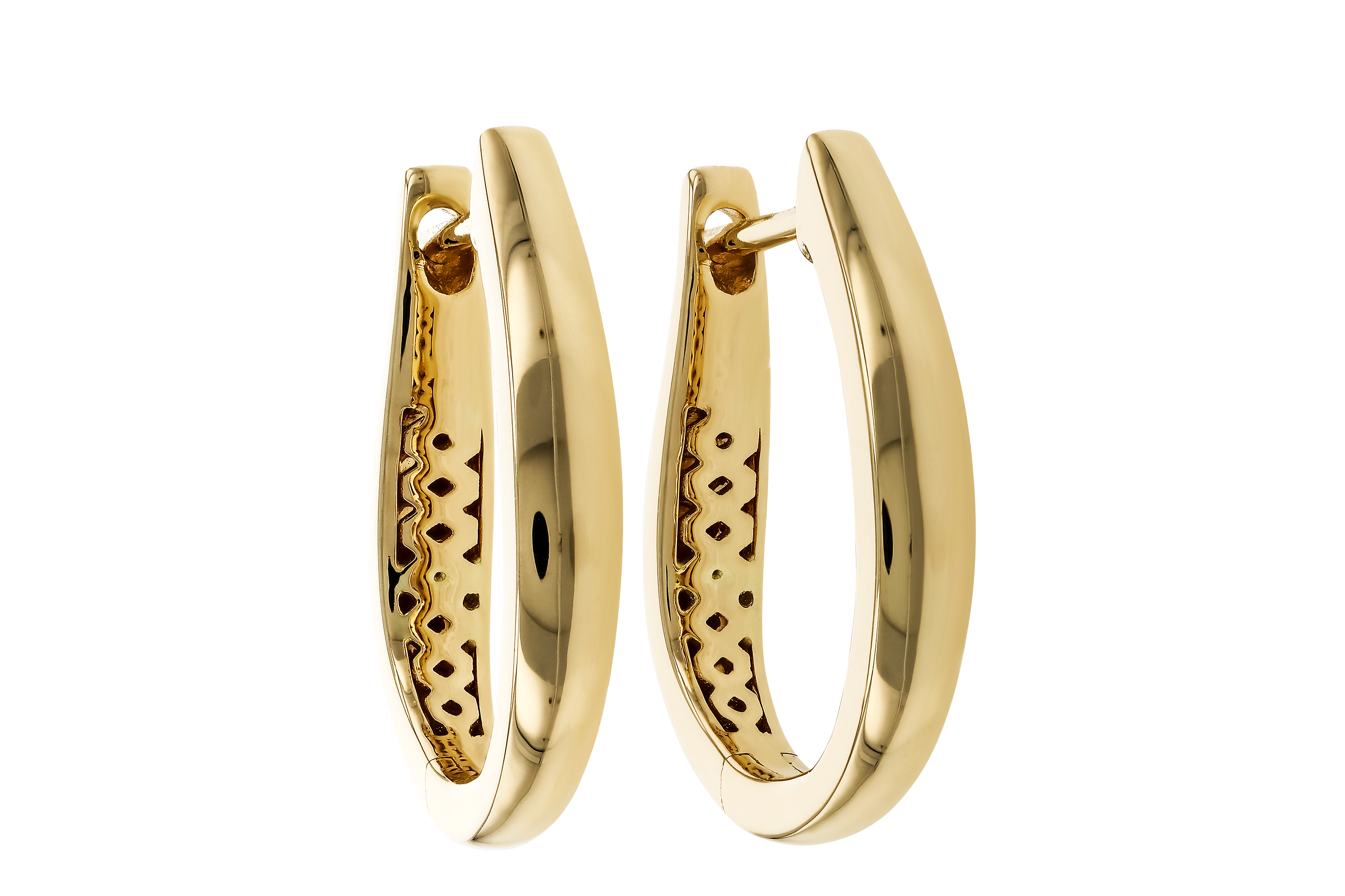 E283-87988: GOLD EARRINGS (17MM)