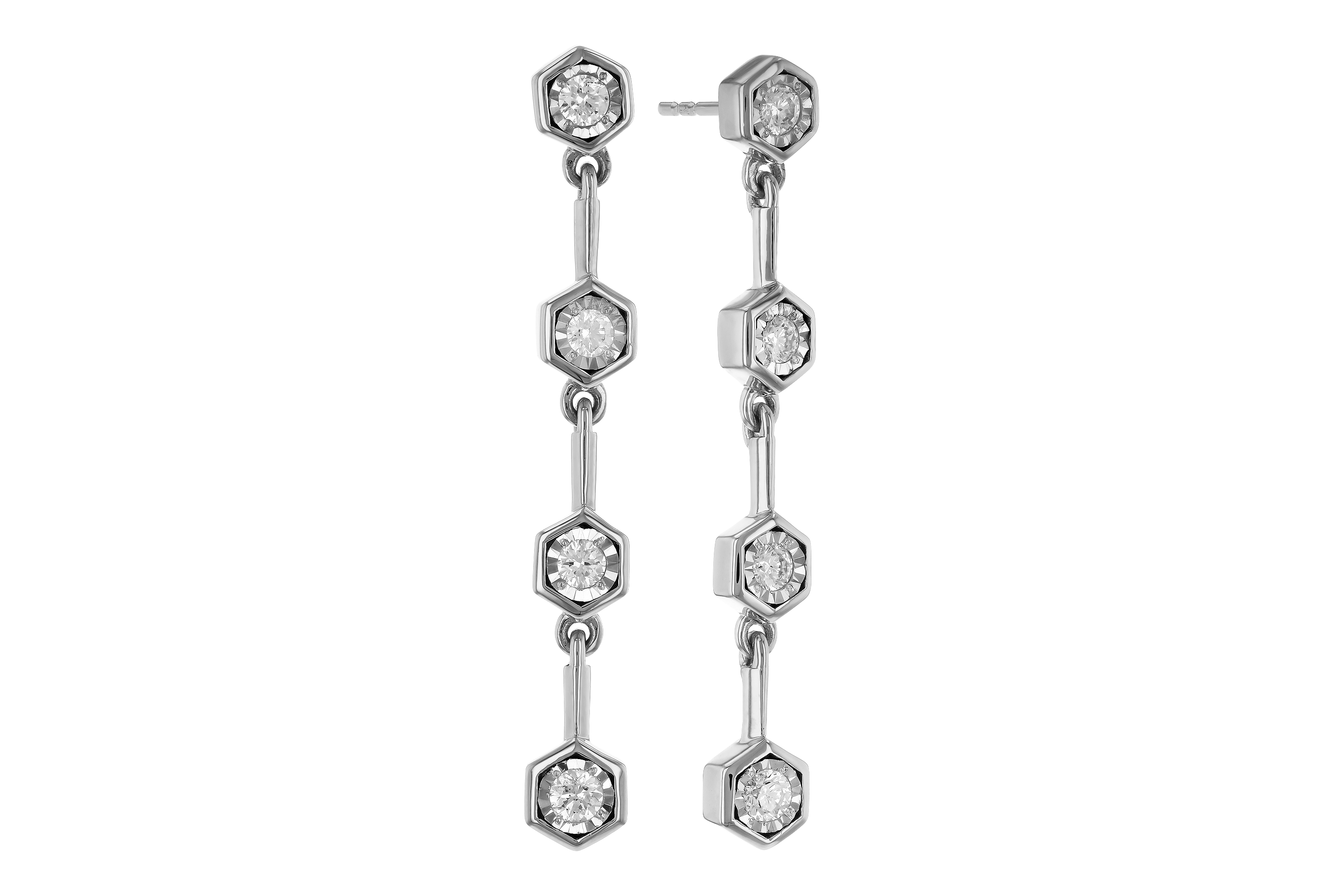 E283-88870: EARRINGS .25 TW