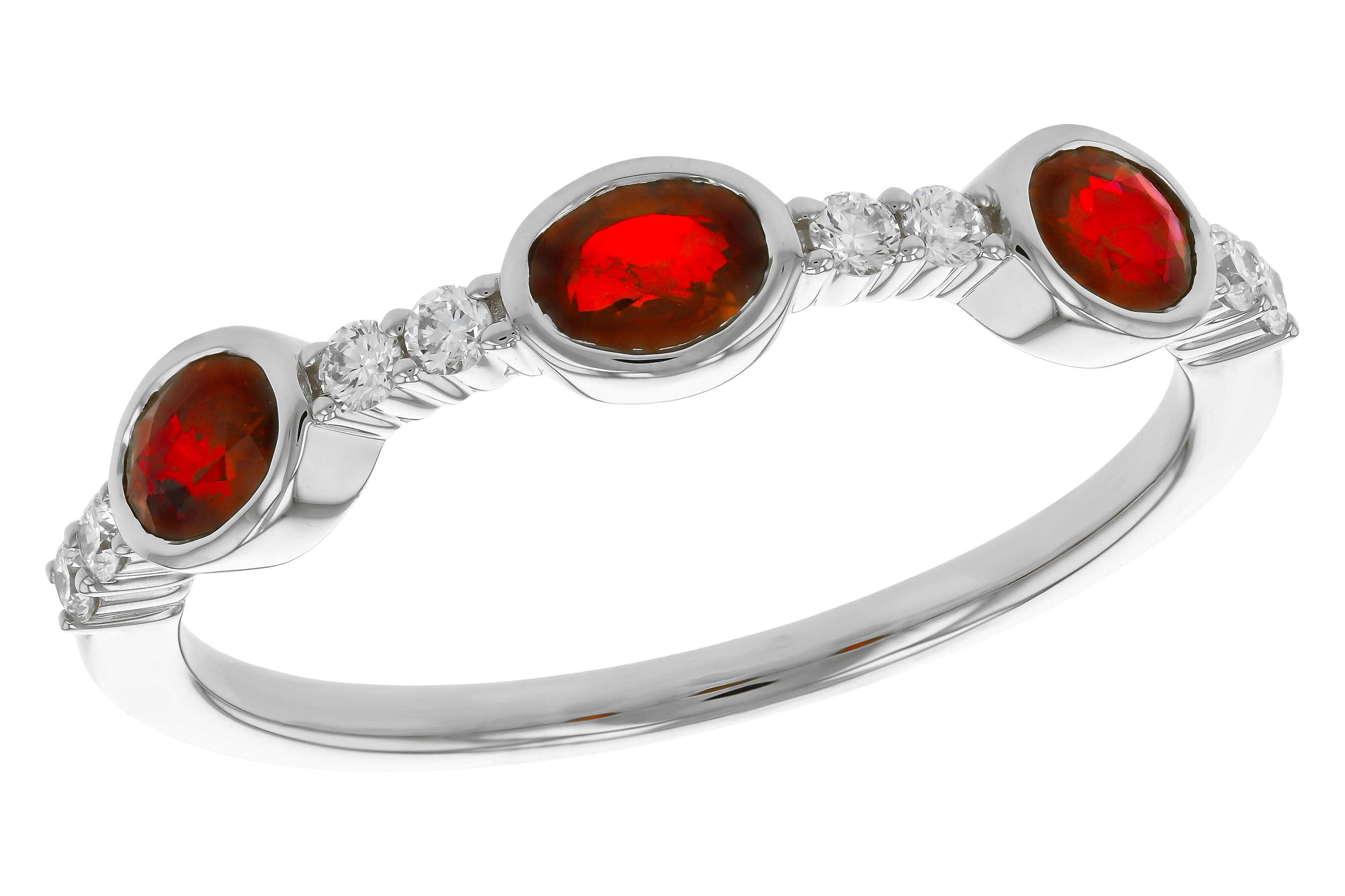 E283-90643: LDS WED RG .66 TW RUBY .78 TGW