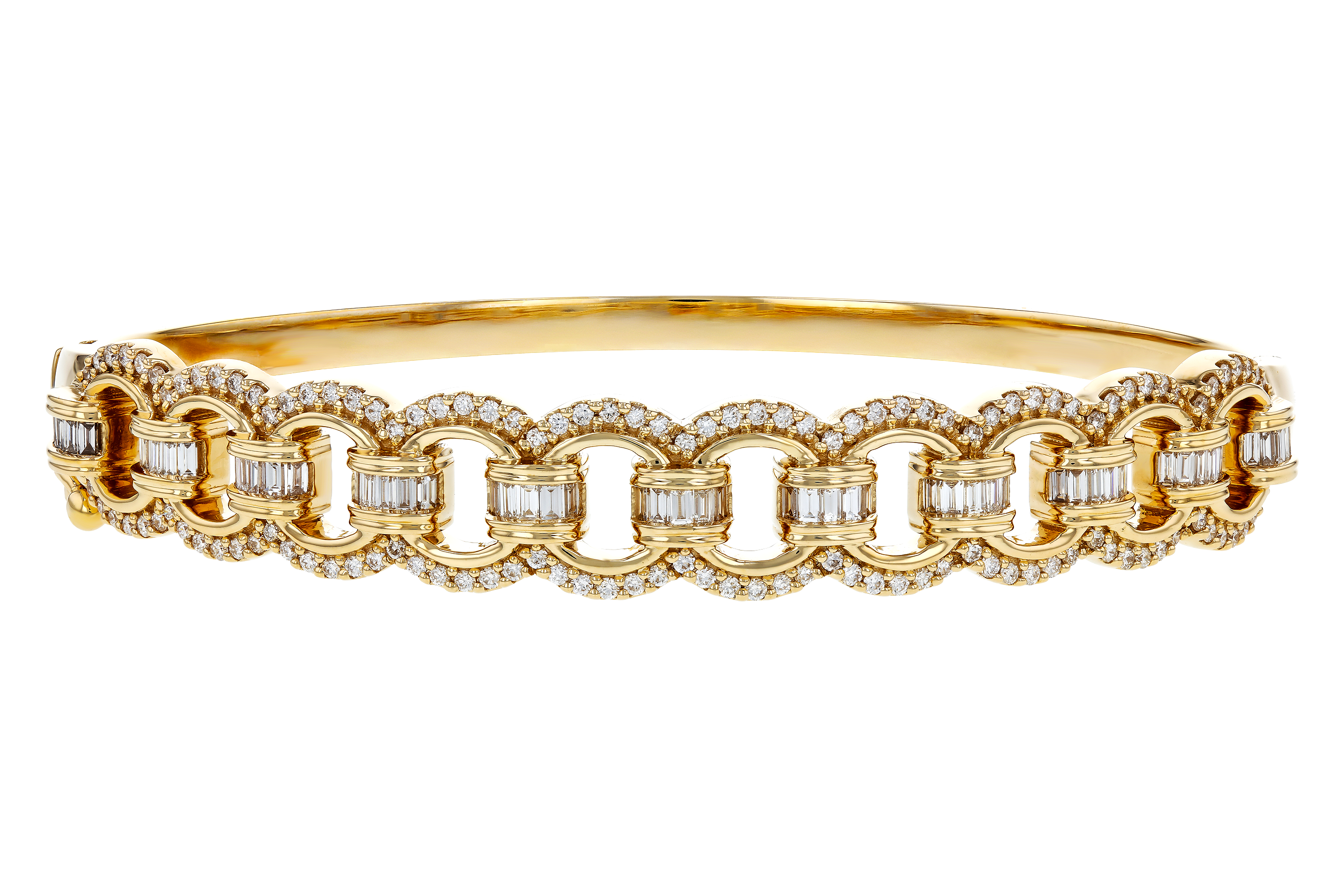 E283-90725: BANGLE .68 BAG 1.35 TW