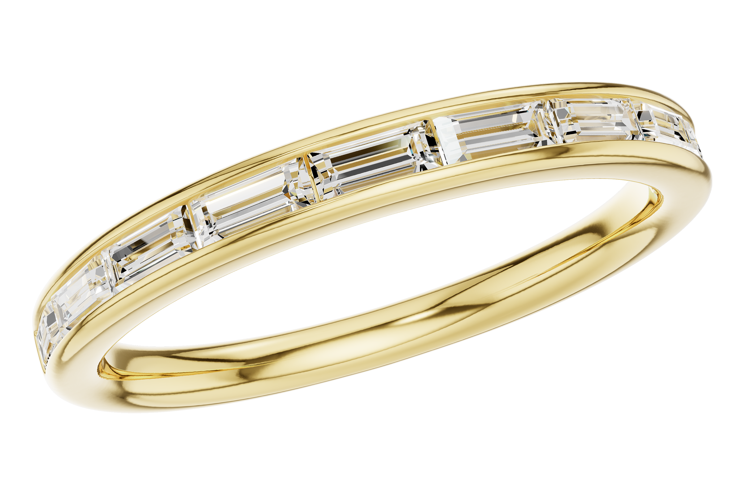 E284-73379: LDS DIA WED RG .44 TW BAGUETTES