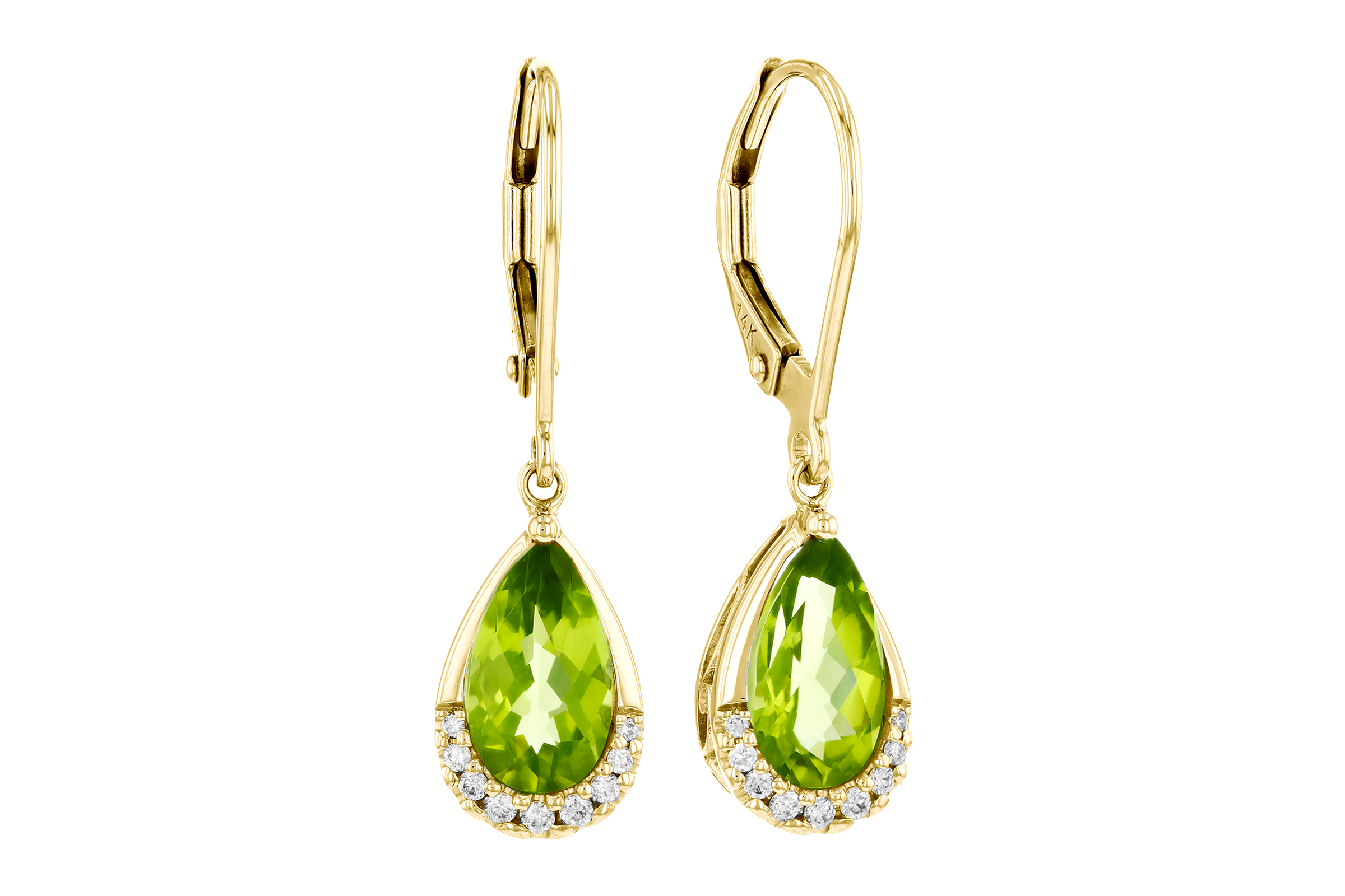 E284-75197: EARR 1.85 PERIDOT 1.94 TGW (9x5MM PS)