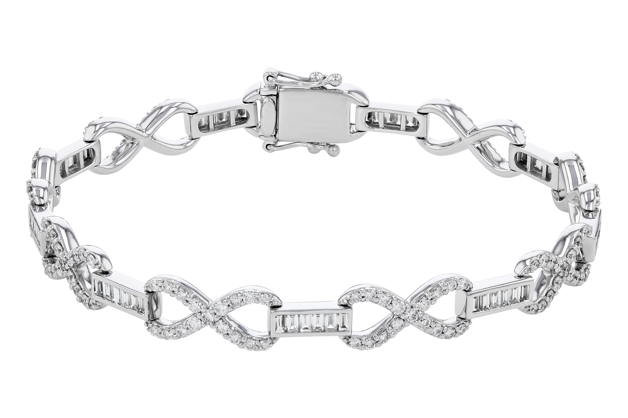E284-75243: BRACELET 1.00 TW BAG 2.45 TW (7")