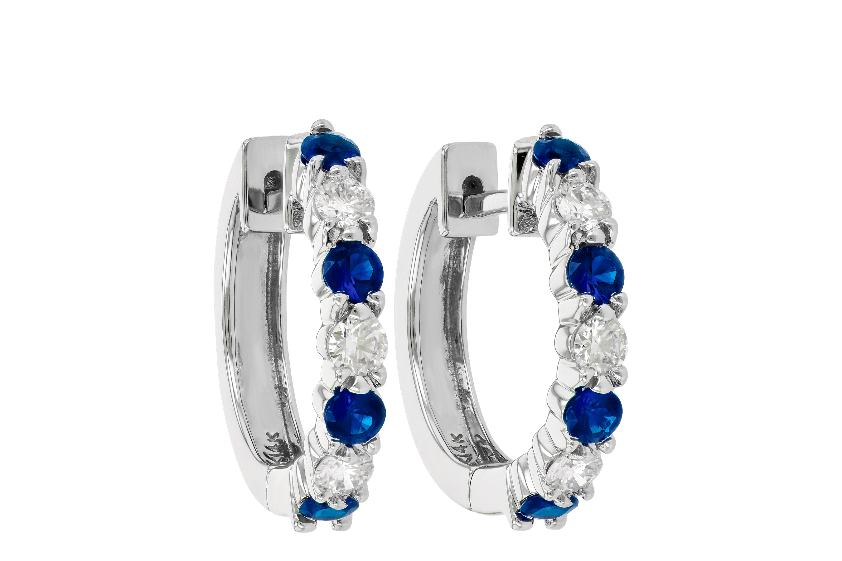 F010-21570: EARRINGS .64 SAPP 1.05 TGW