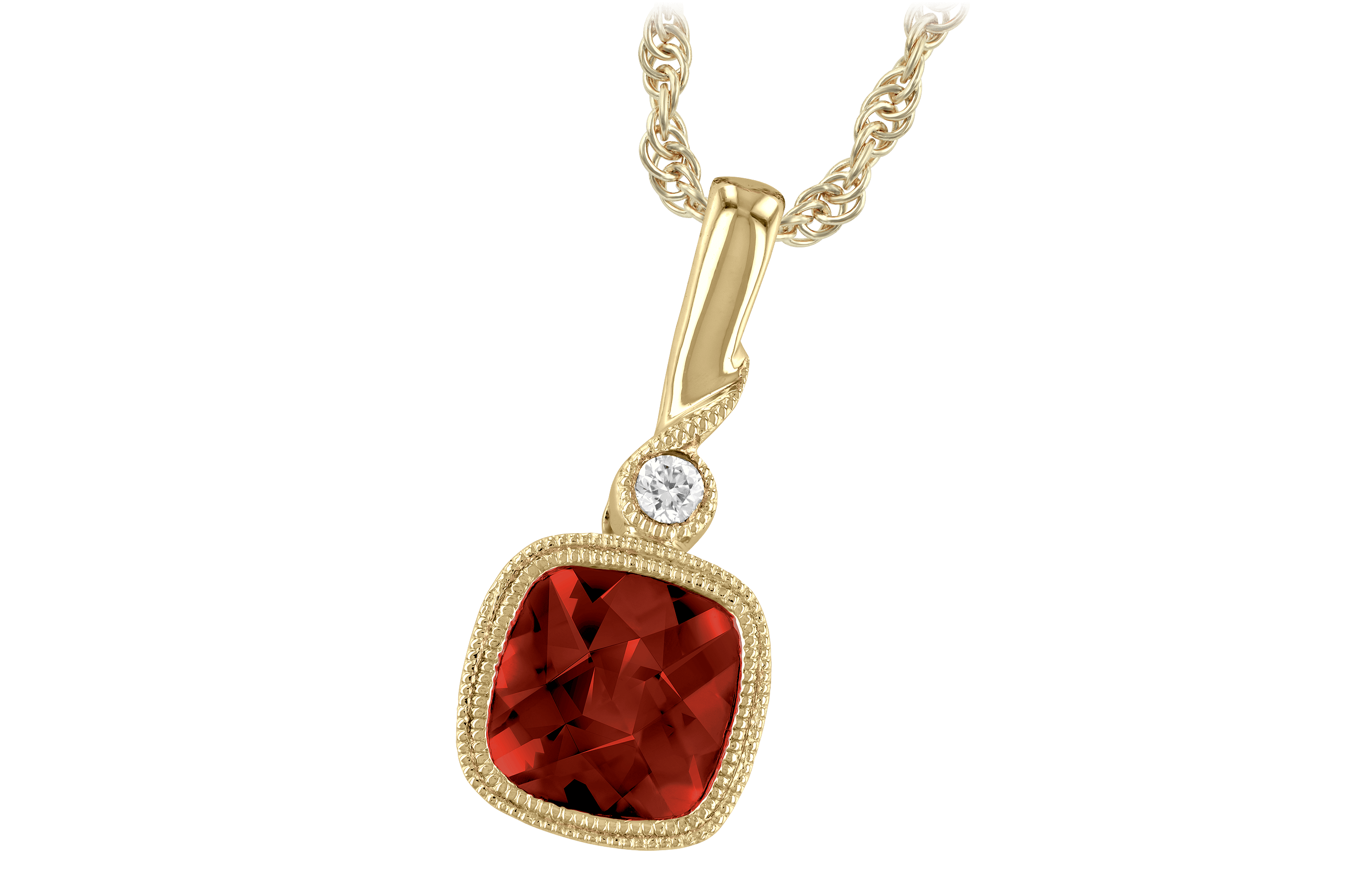 F192-98879: NECK 1.18 GARNET 1.20 TGW