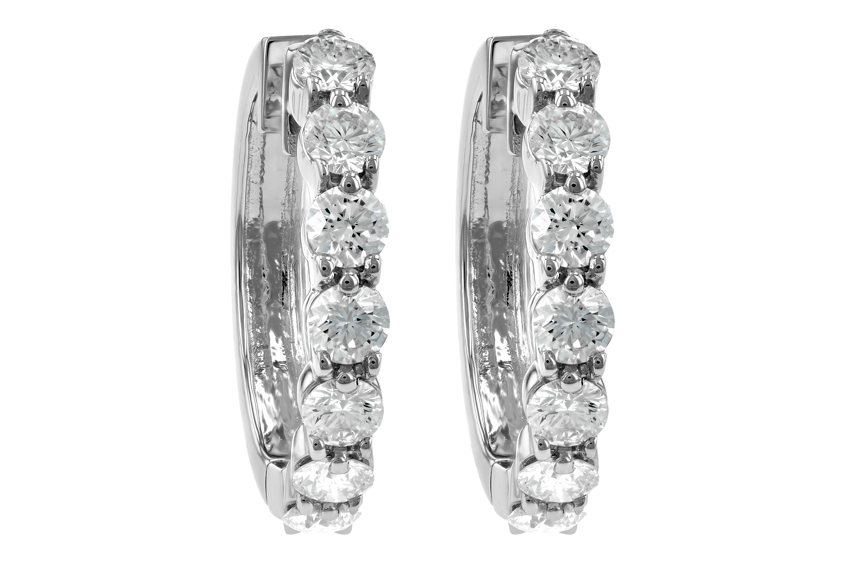 F194-76115: EARRINGS 2 CT TW
