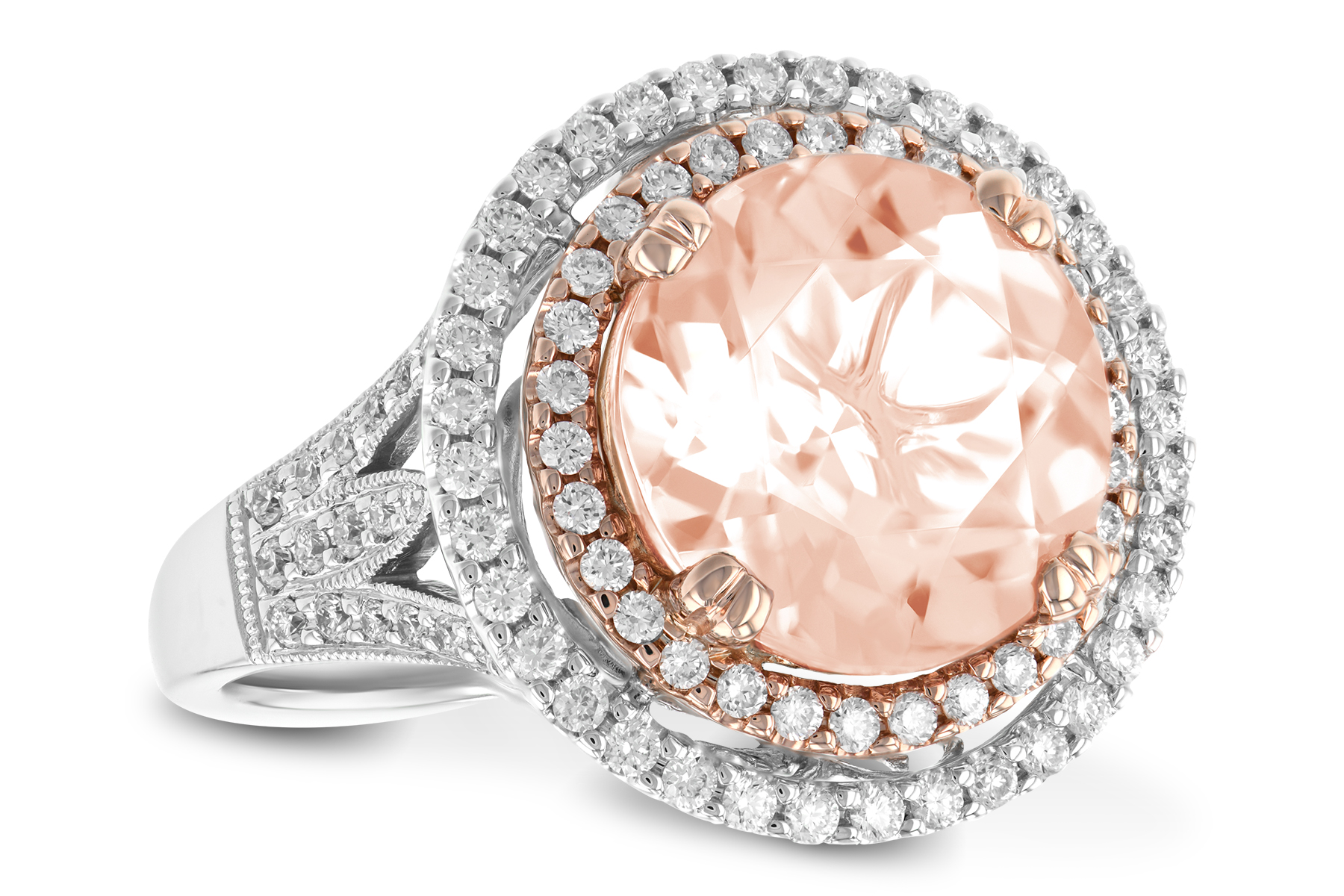 F197-49734: LDS RG 3.94 MORGANITE 4.50 TGW