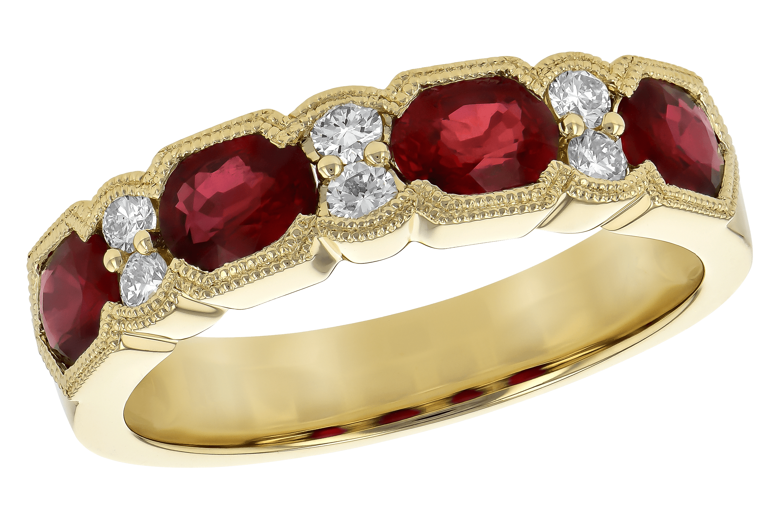 F199-29797: LDS WED RG 1.66 RUBY 1.84 TGW (5x4MM RUBY)