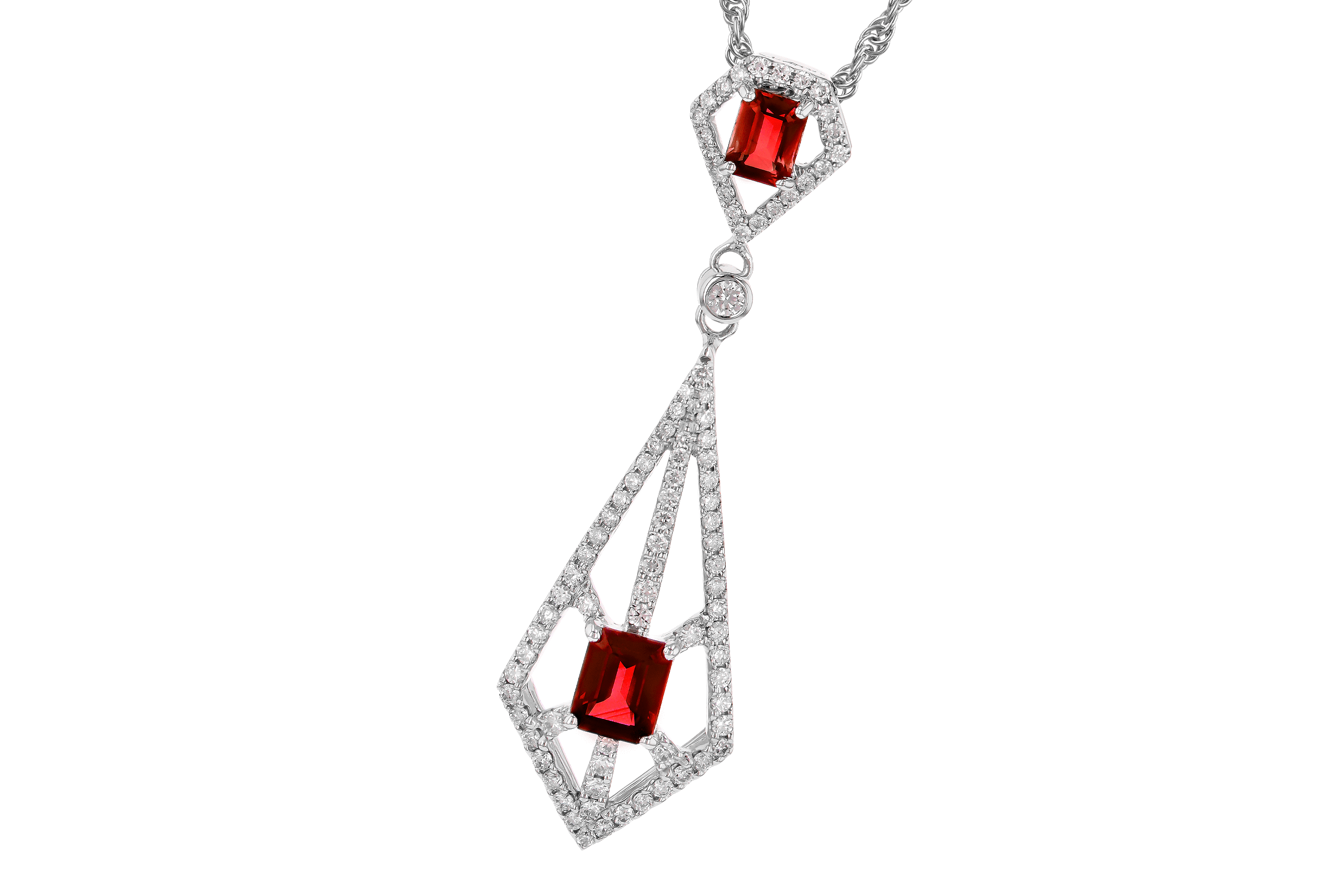 F282-04334: NECK .63 TW RUBY .93 TGW