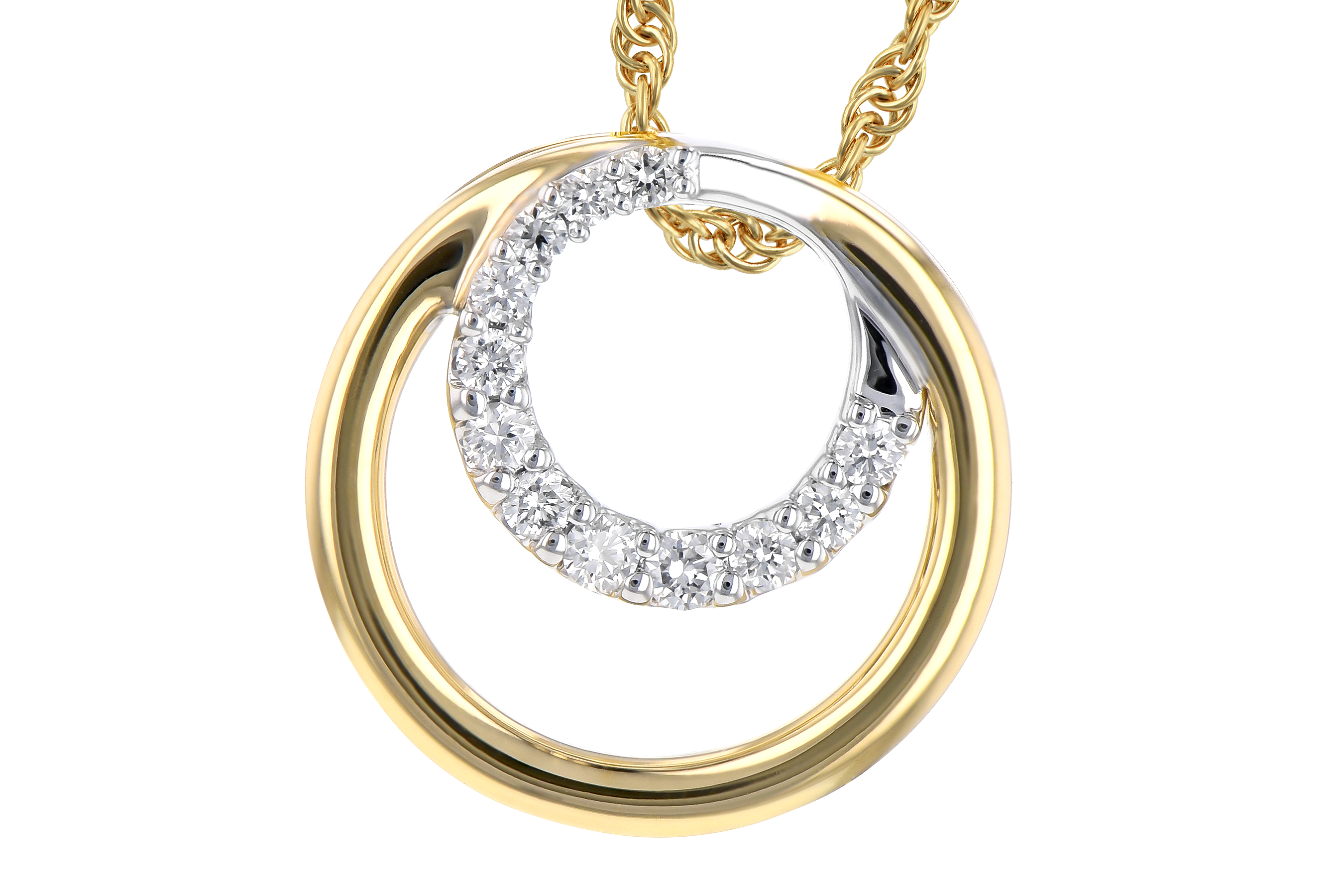 F282-07061: NECKLACE .15 TW