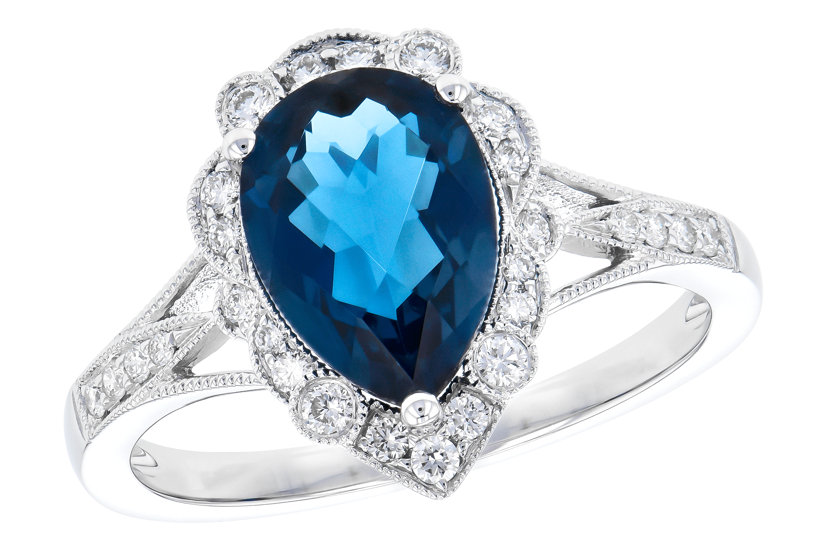 F282-07079: LDS RG 2.25 LONDON BLUE TOPAZ 2.47 TGW