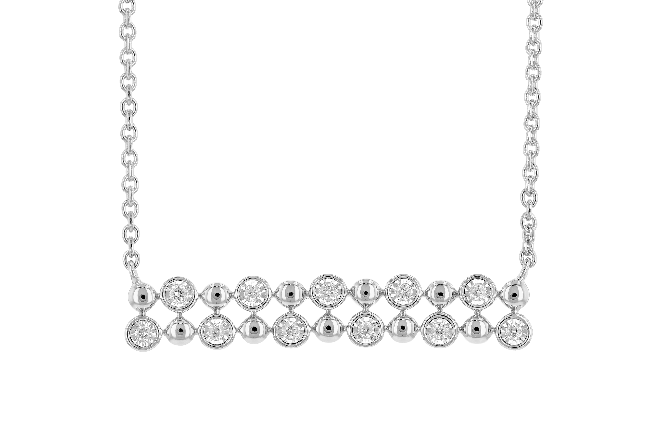 F282-07943: NECKLACE .12 TW