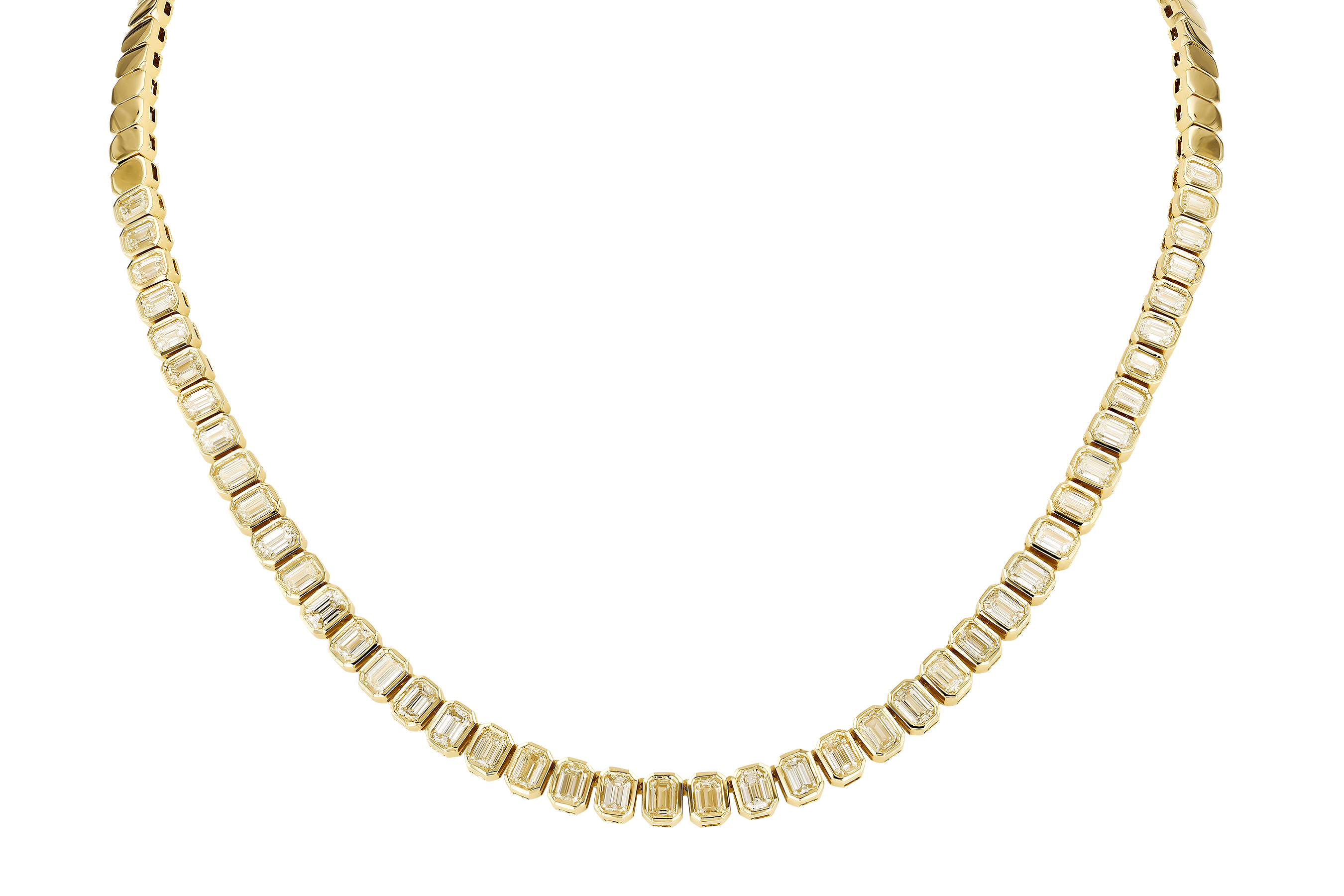 F282-97006: NECKLACE 8.25 TW E.C. DIAS (16 INCHES)
